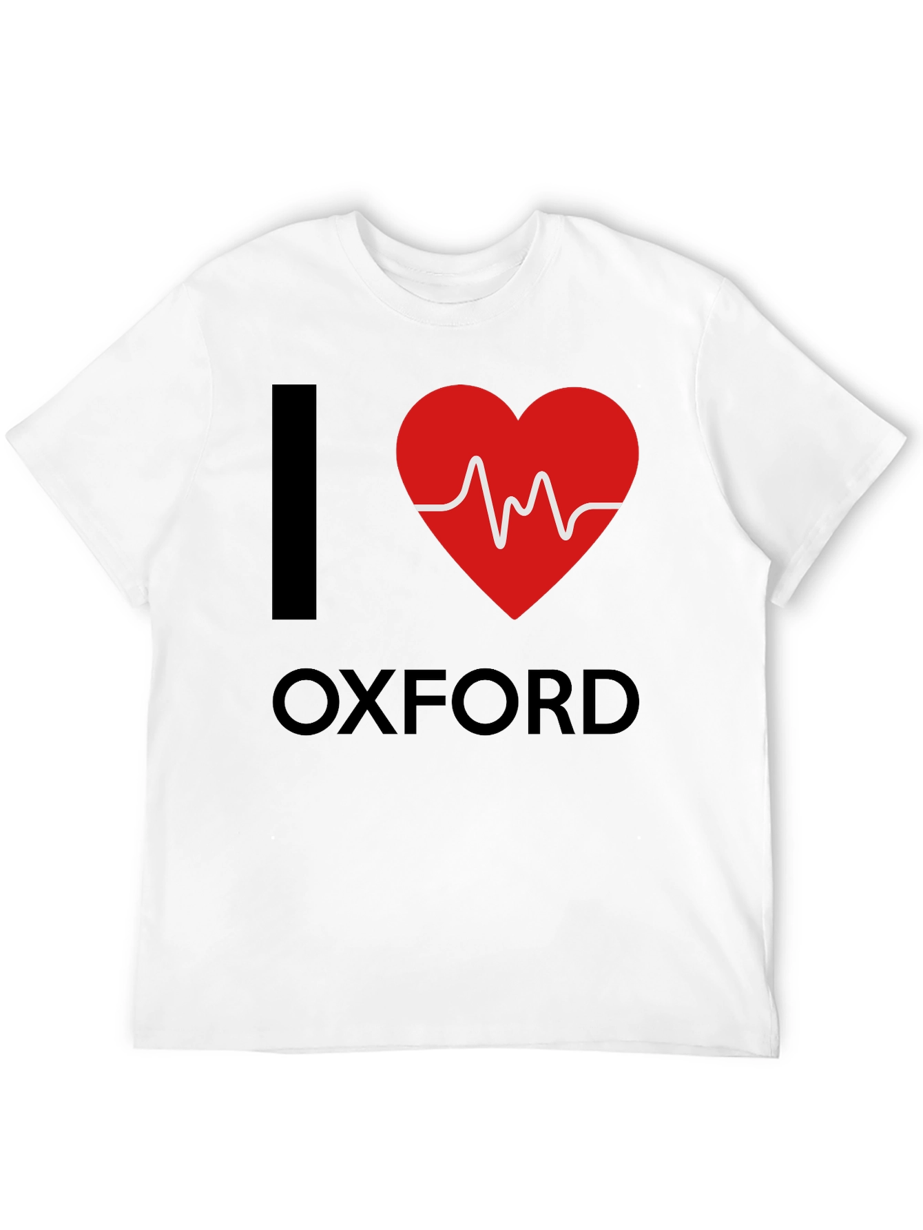 I Heart Oxford T-Shirt - Black Cotton Graphic Tee