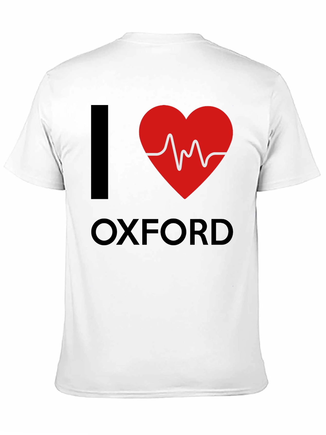 I Heart Oxford T-Shirt - Black Cotton Graphic Tee