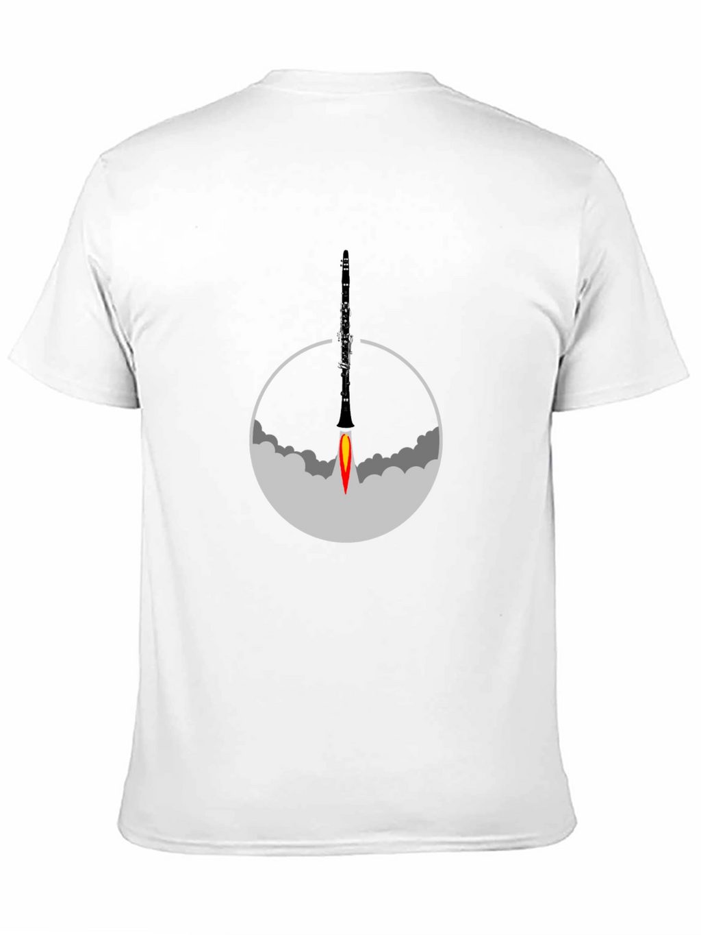 Rocket Clarinet T-Shirt - Music Lover Apparel