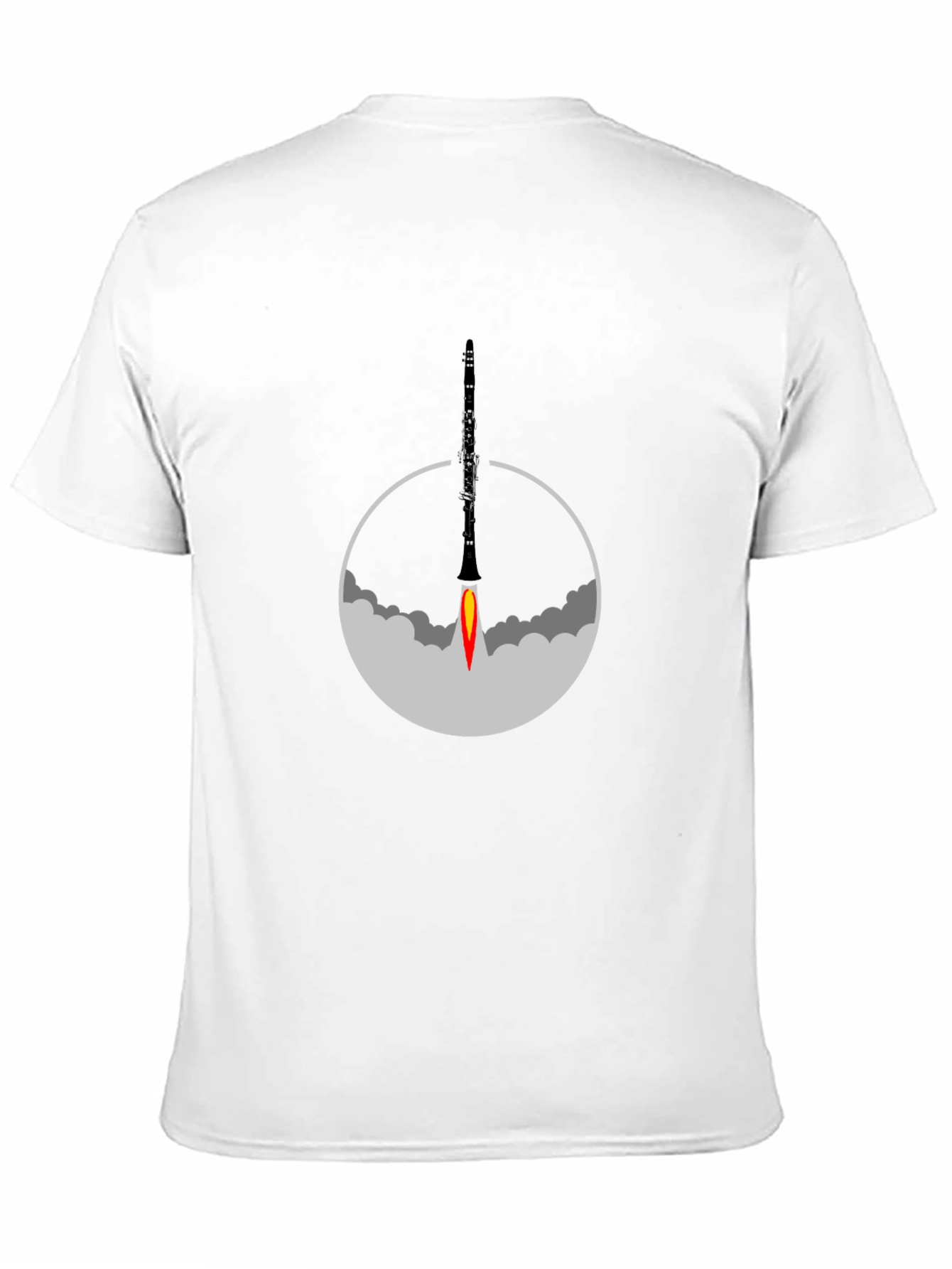 Rocket Clarinet T-Shirt - Music Lover Apparel