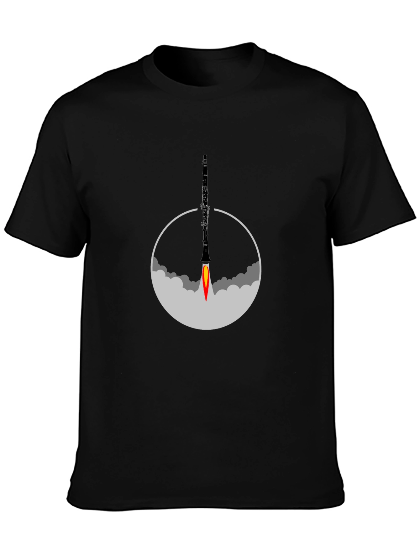 Rocket Clarinet T-Shirt - Music Lover Apparel