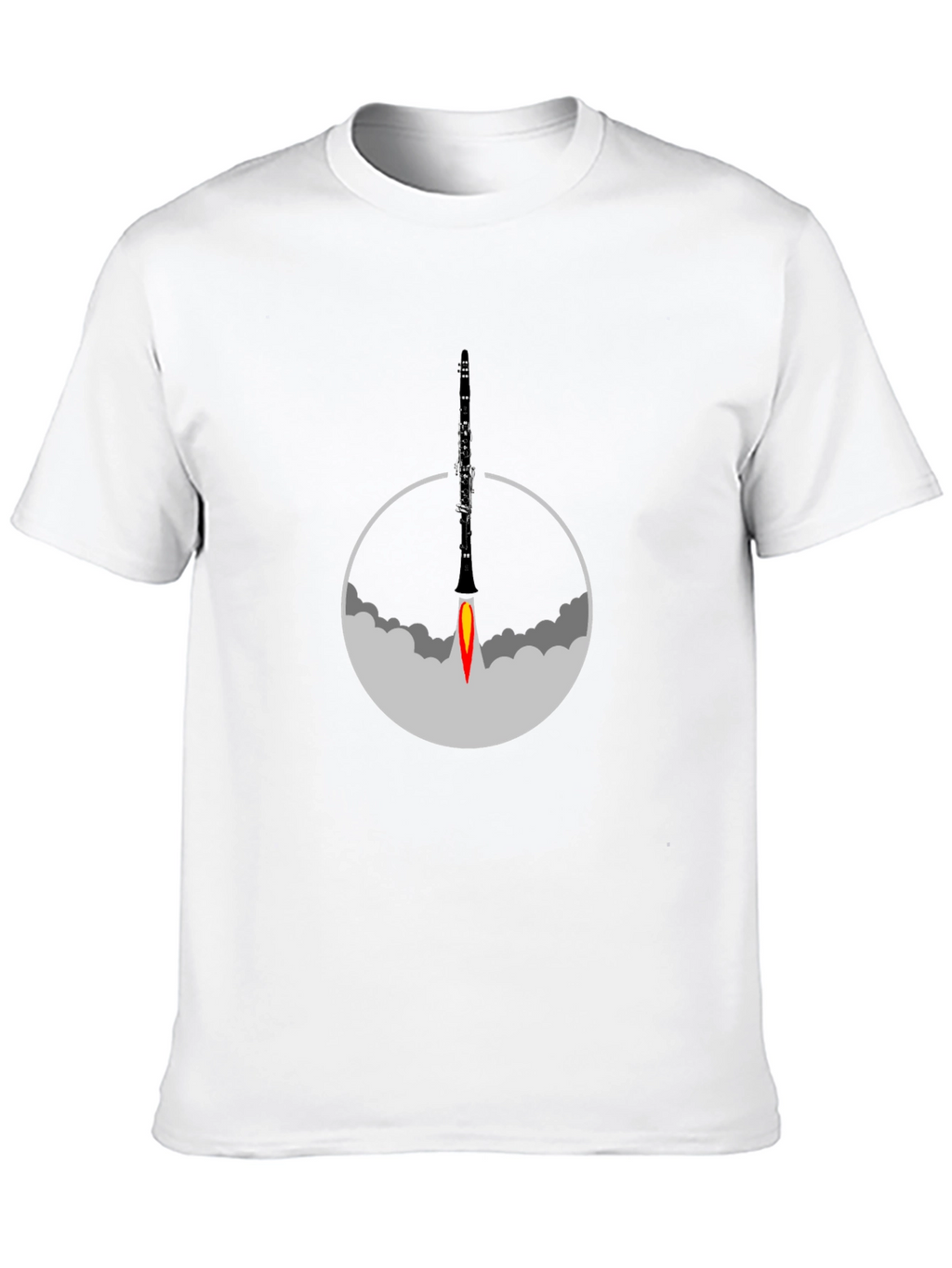 Rocket Clarinet T-Shirt - Music Lover Apparel