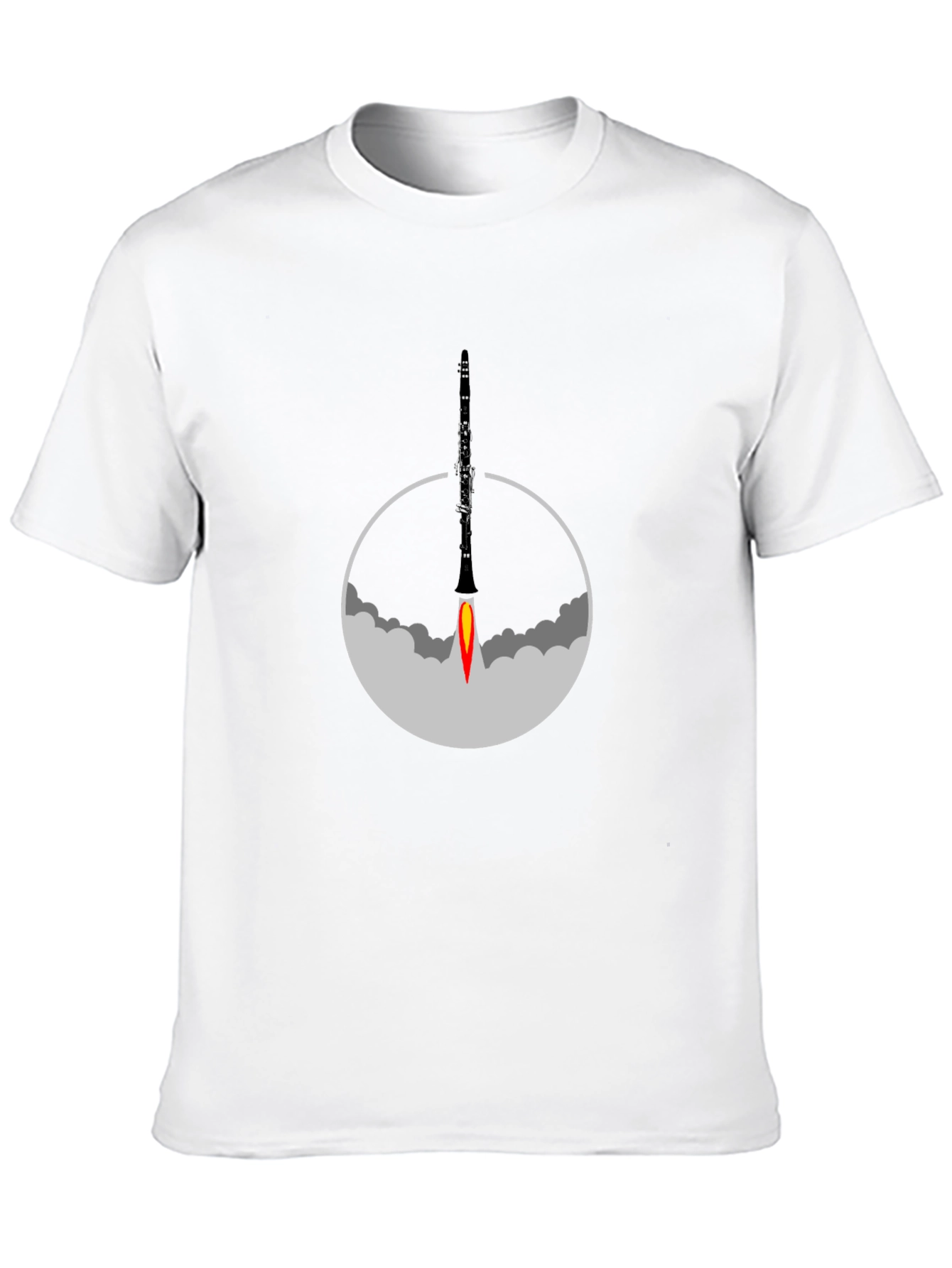 Rocket Clarinet T-Shirt - Music Lover Apparel
