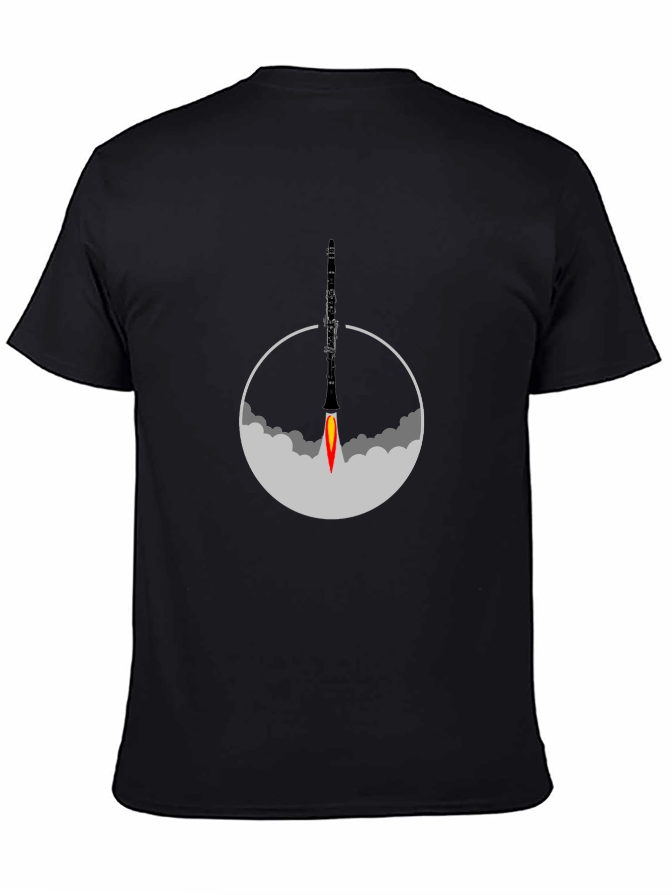 Rocket Clarinet T-Shirt - Music Lover Apparel