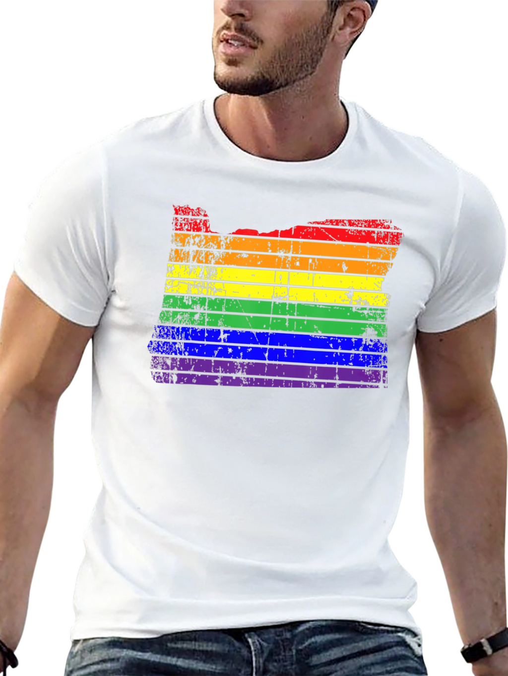 Oregon Rainbow Pride T-Shirt