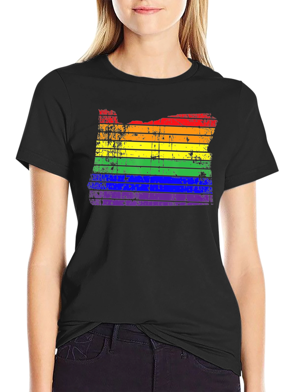 Oregon Rainbow Pride T-Shirt