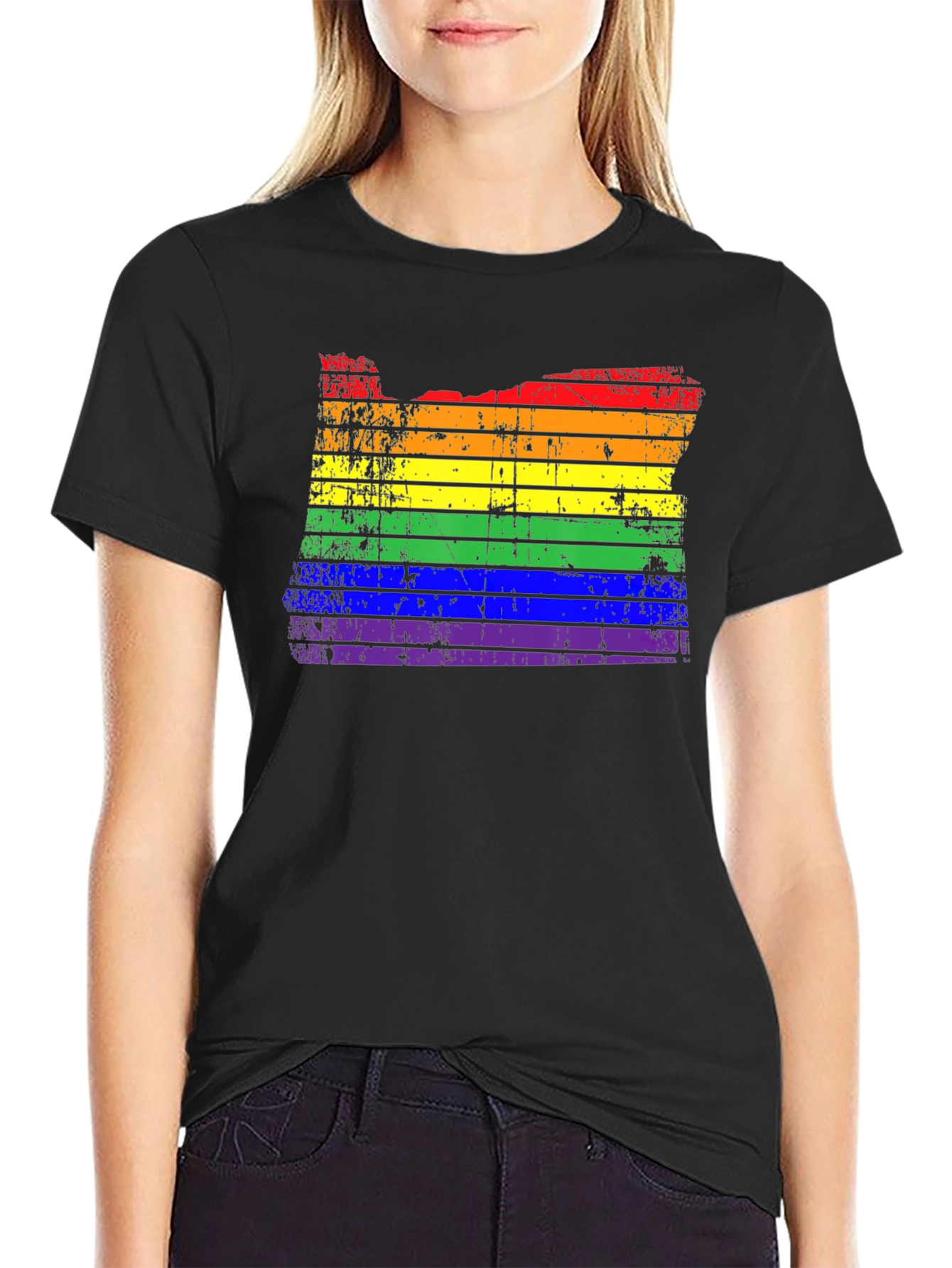 Oregon Rainbow Pride T-Shirt