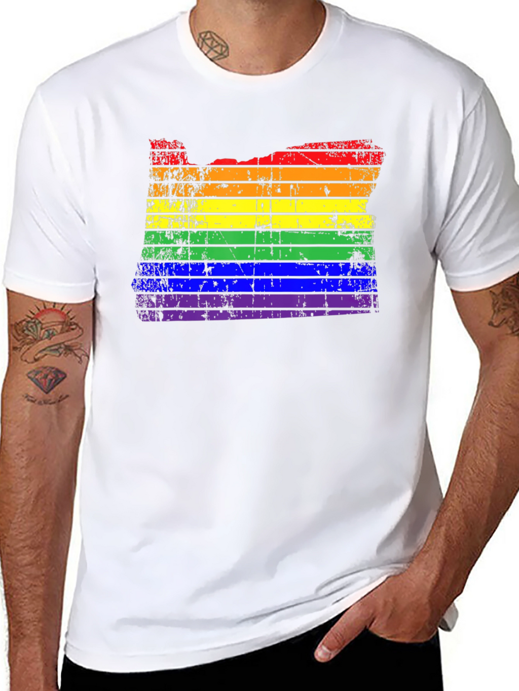 Oregon Rainbow Pride T-Shirt