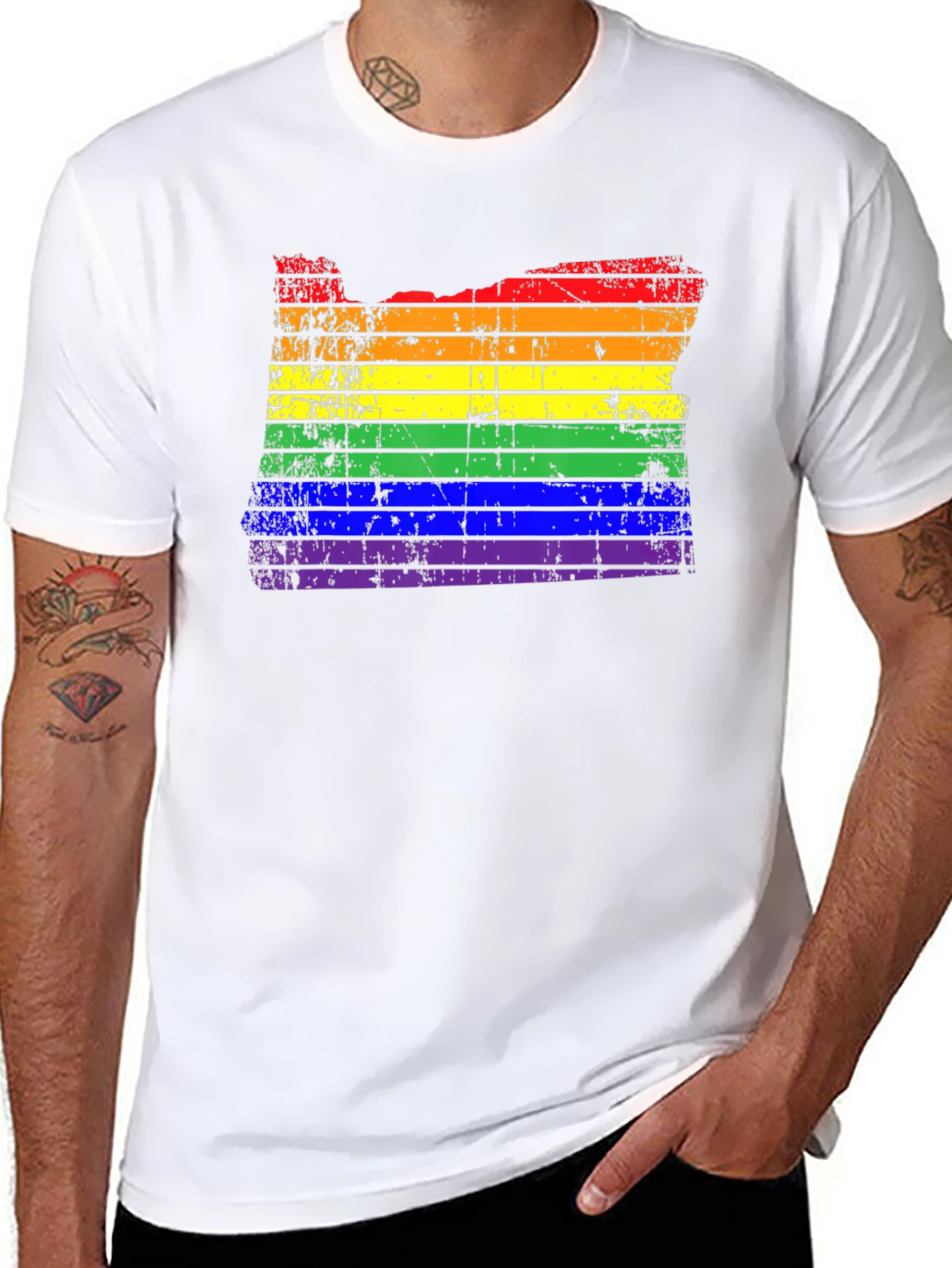 Oregon Rainbow Pride T-Shirt