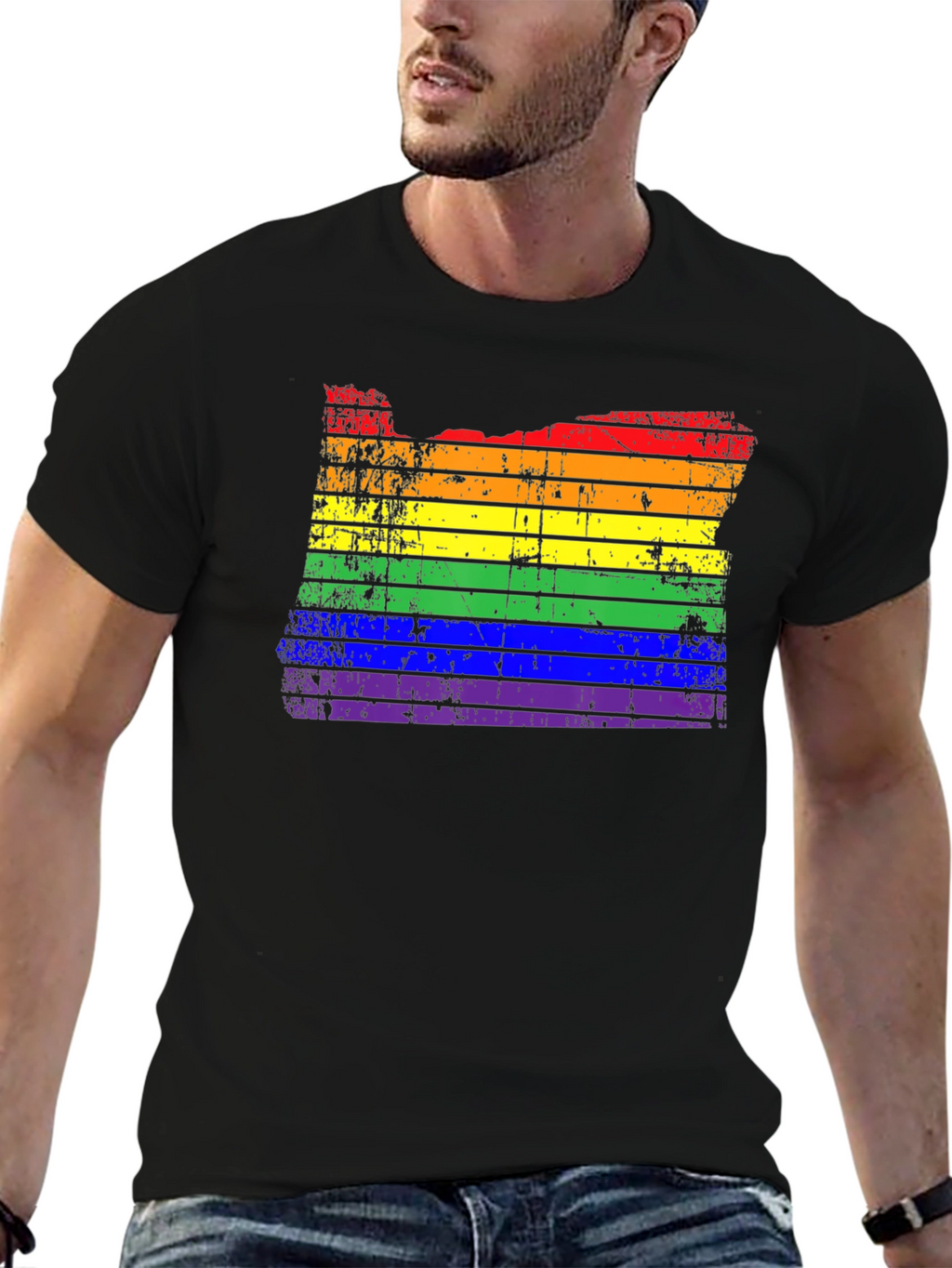 Oregon Rainbow Pride T-Shirt