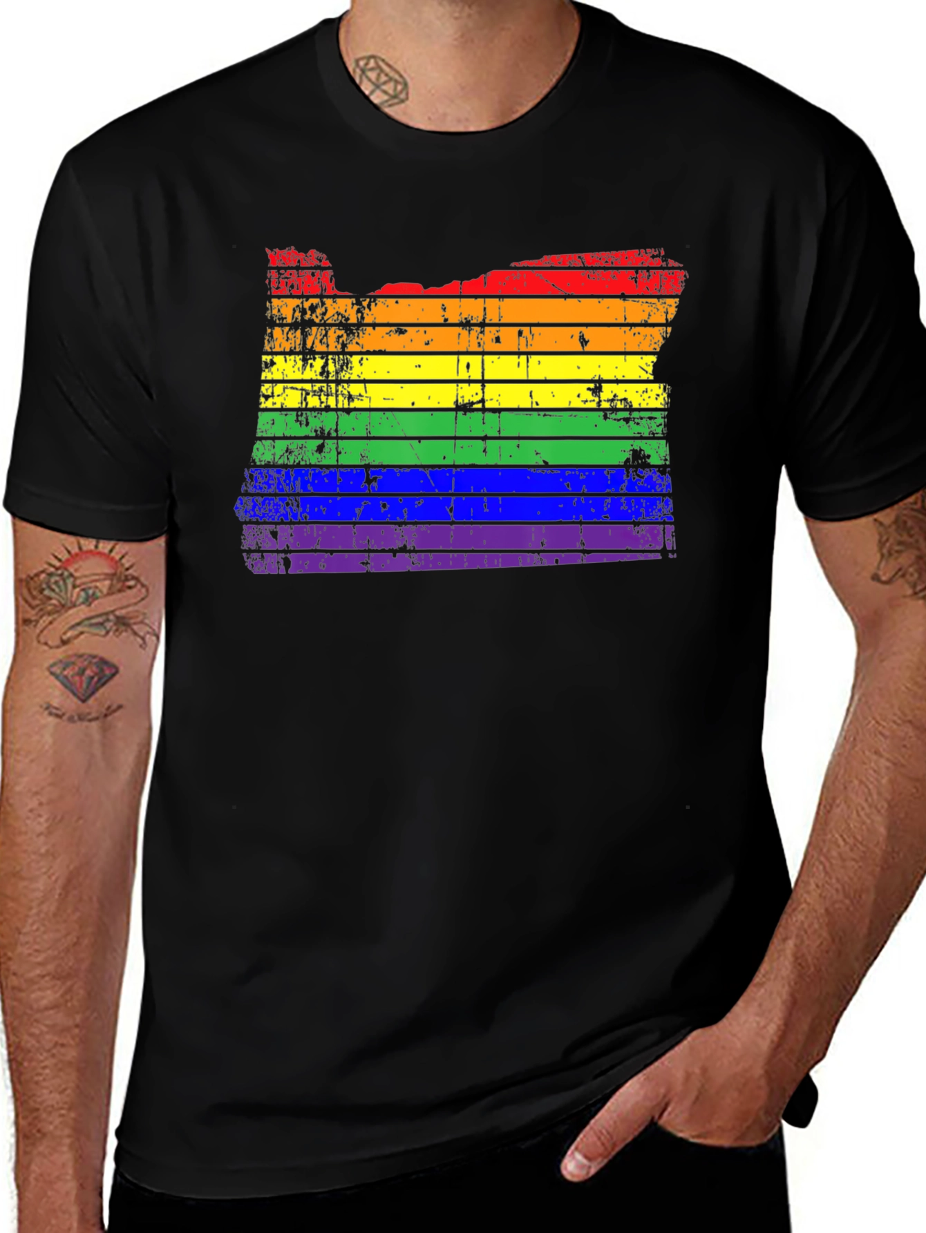 Oregon Rainbow Pride T-Shirt