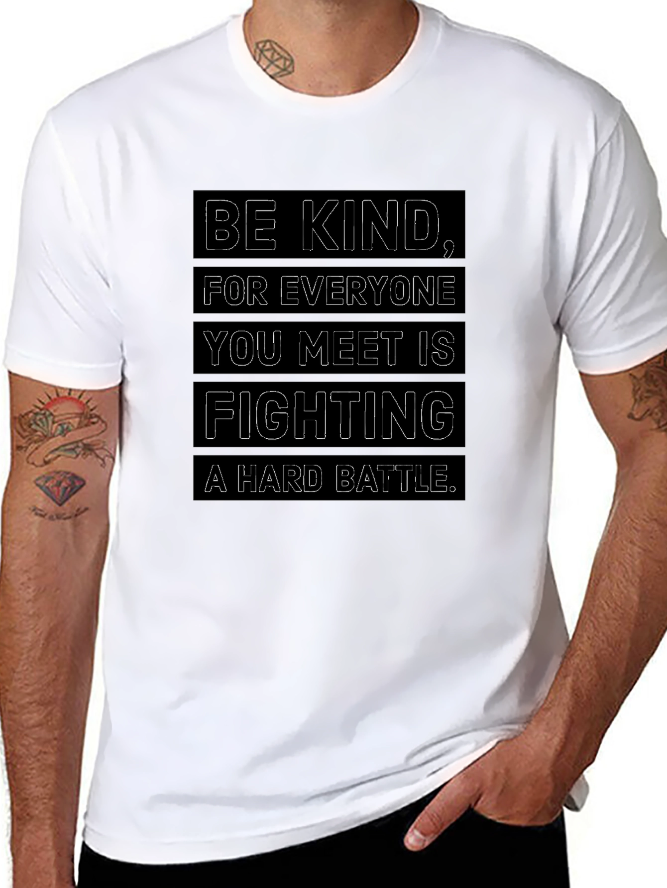 Kindness Matters Black Graphic Tee