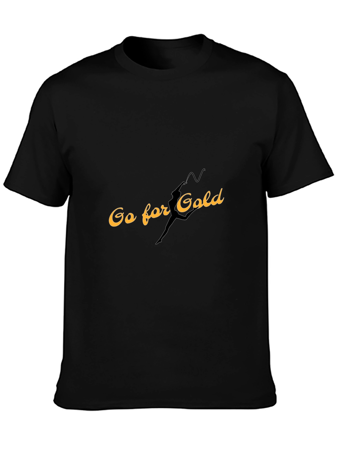 Go for Gold Black T-Shirt