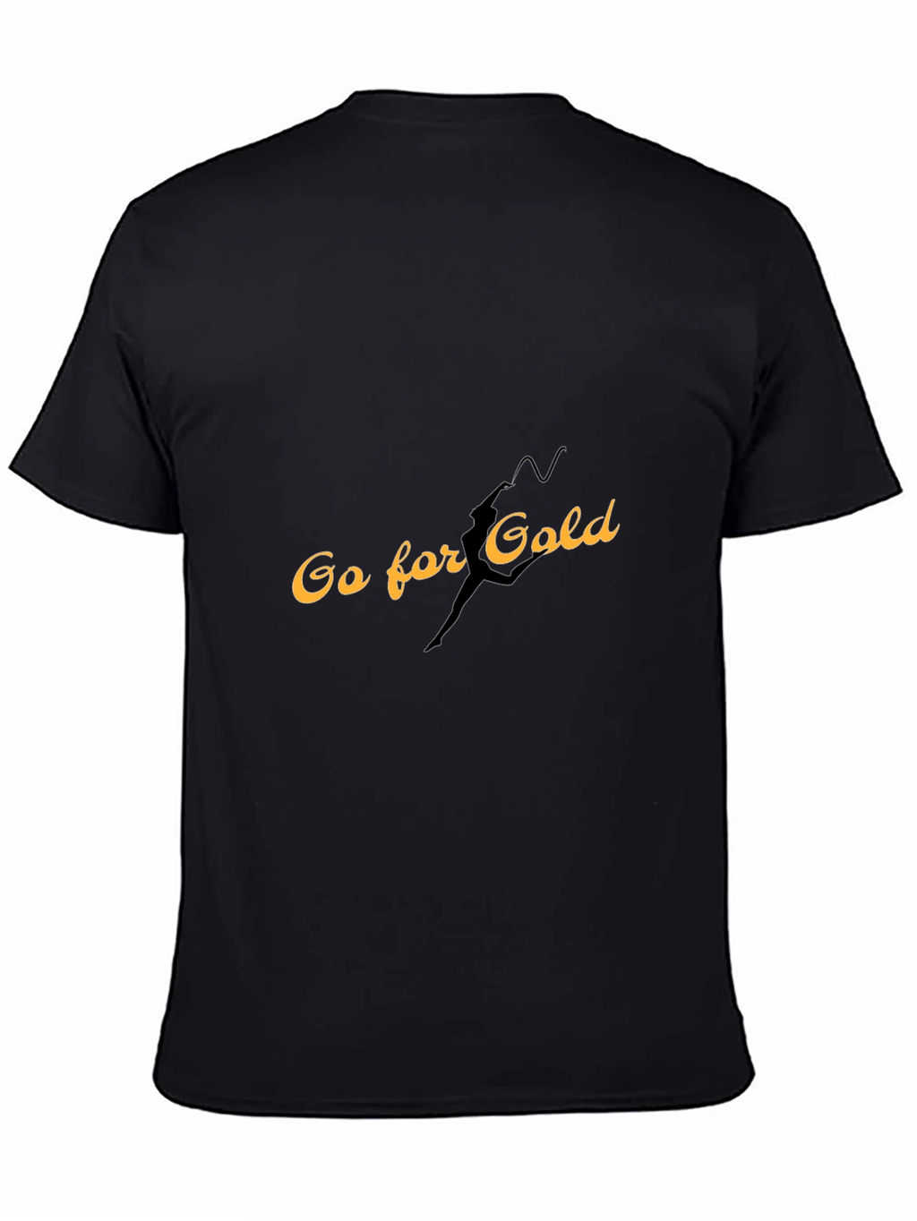 Go for Gold Black T-Shirt