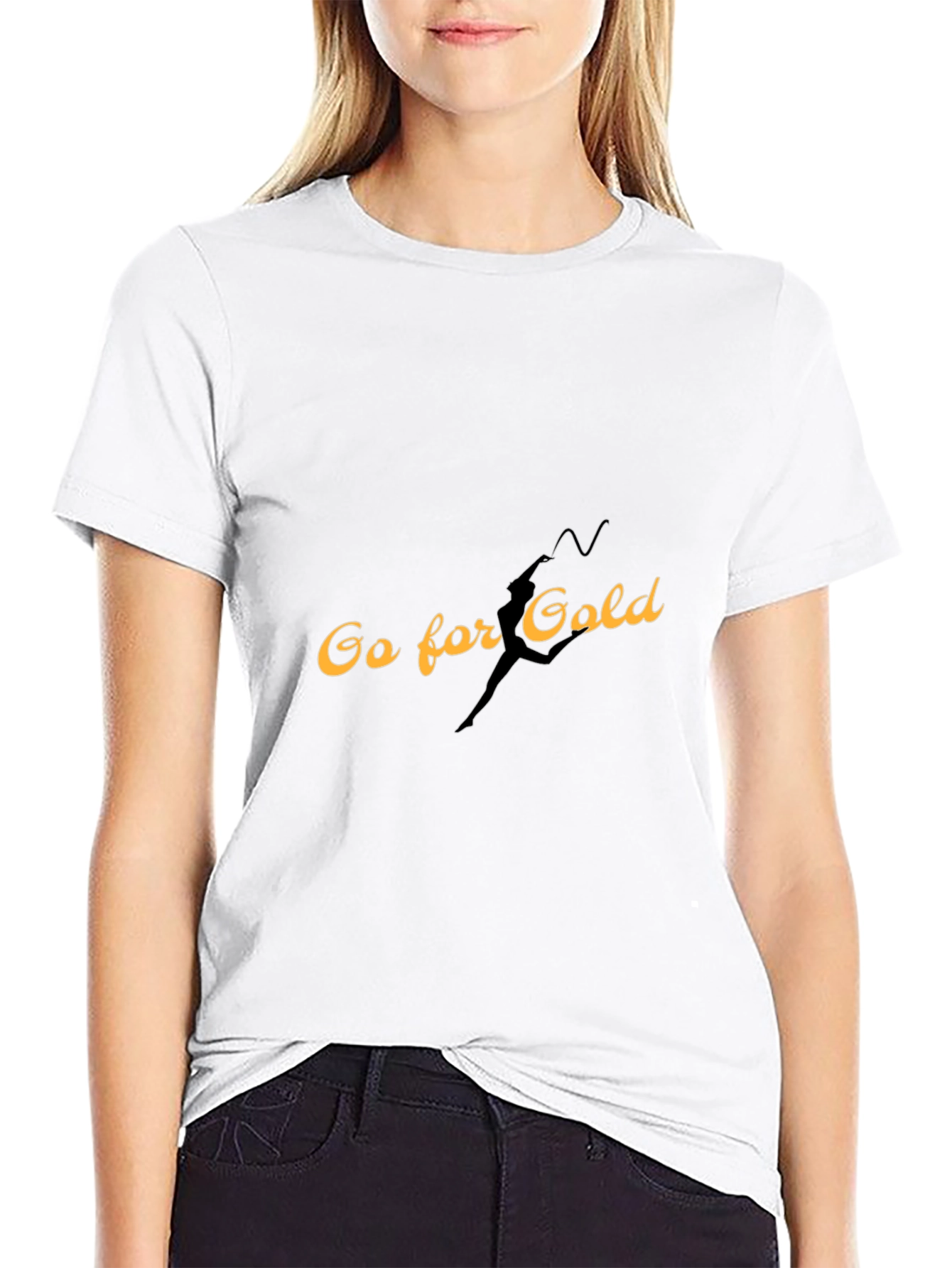 Go for Gold Black T-Shirt