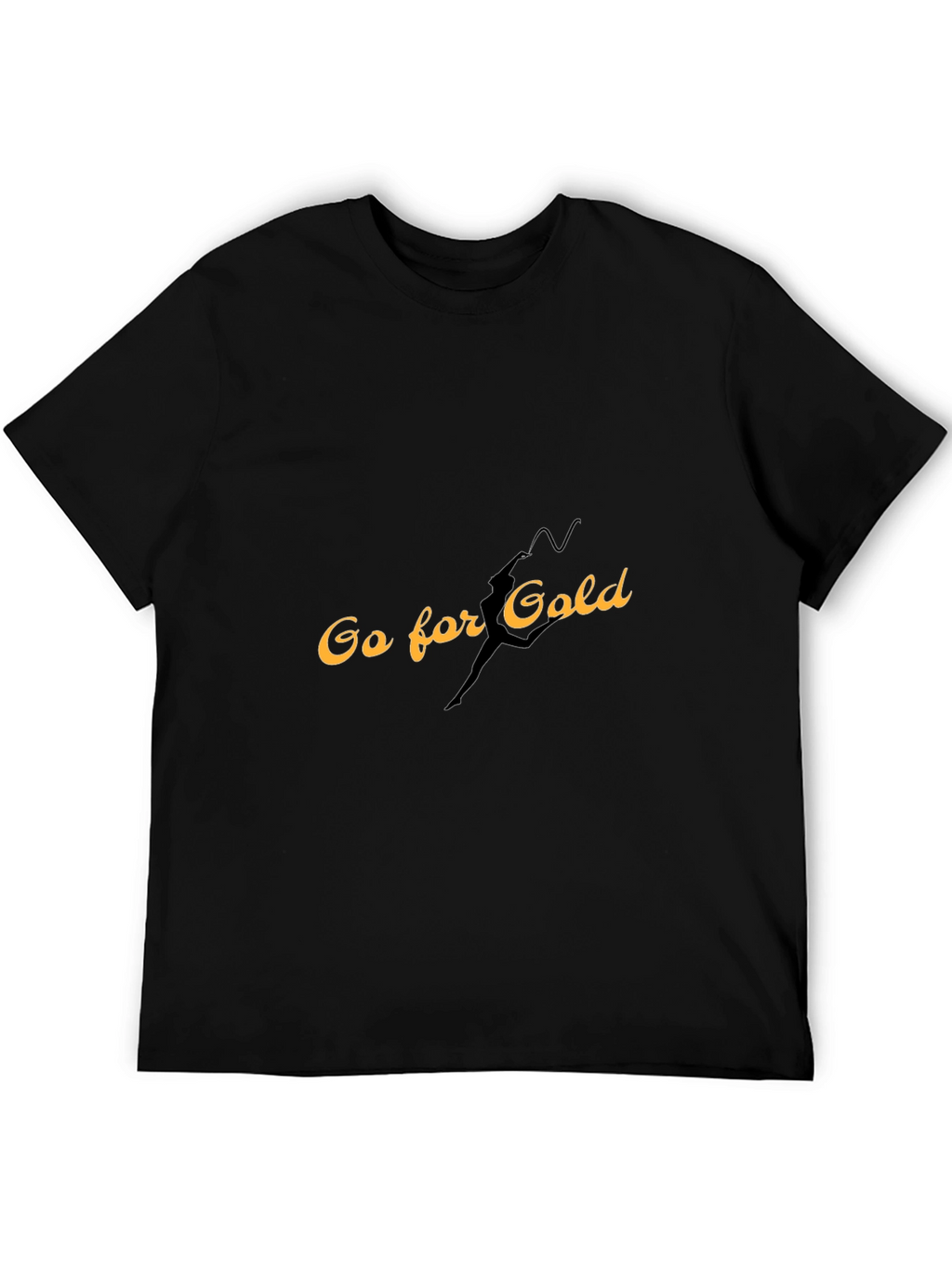 Go for Gold Black T-Shirt