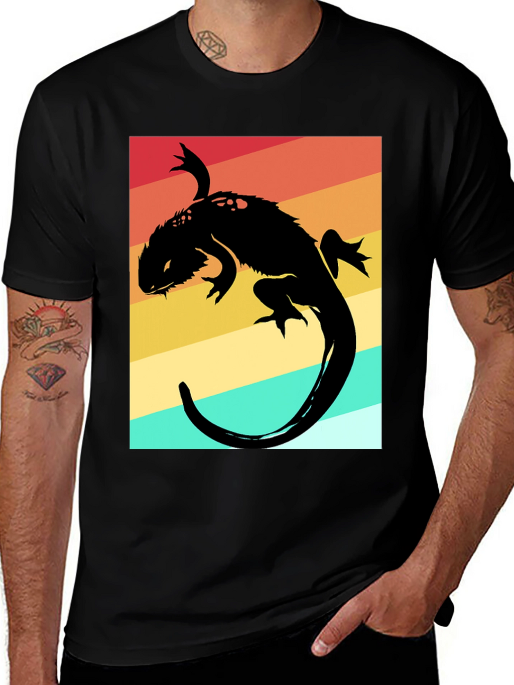 Retro Lizard Graphic Tee