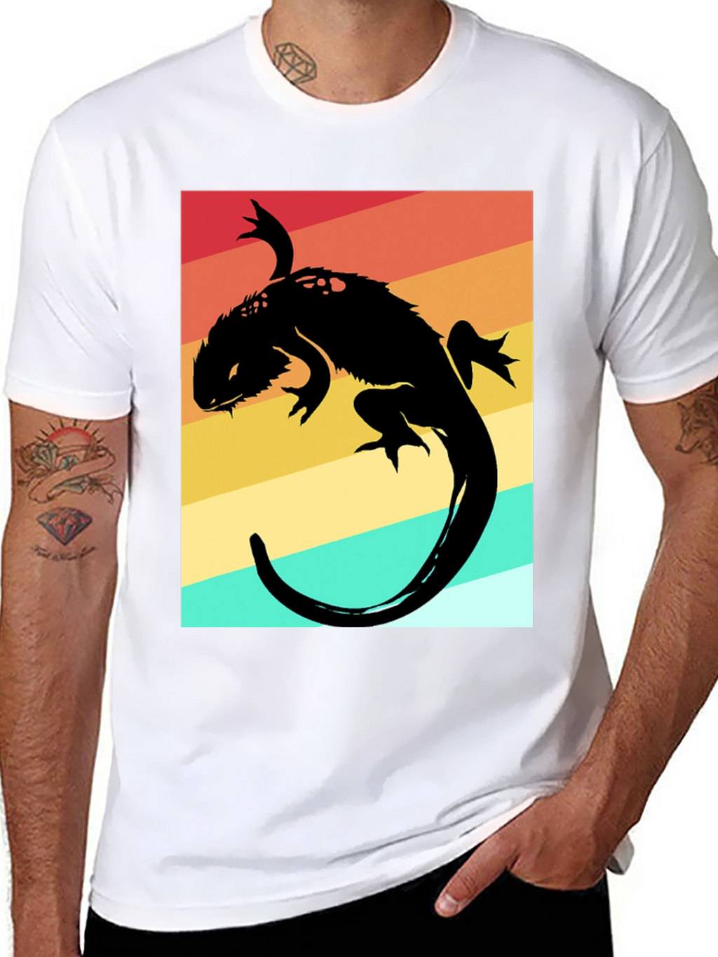 Retro Lizard Graphic Tee