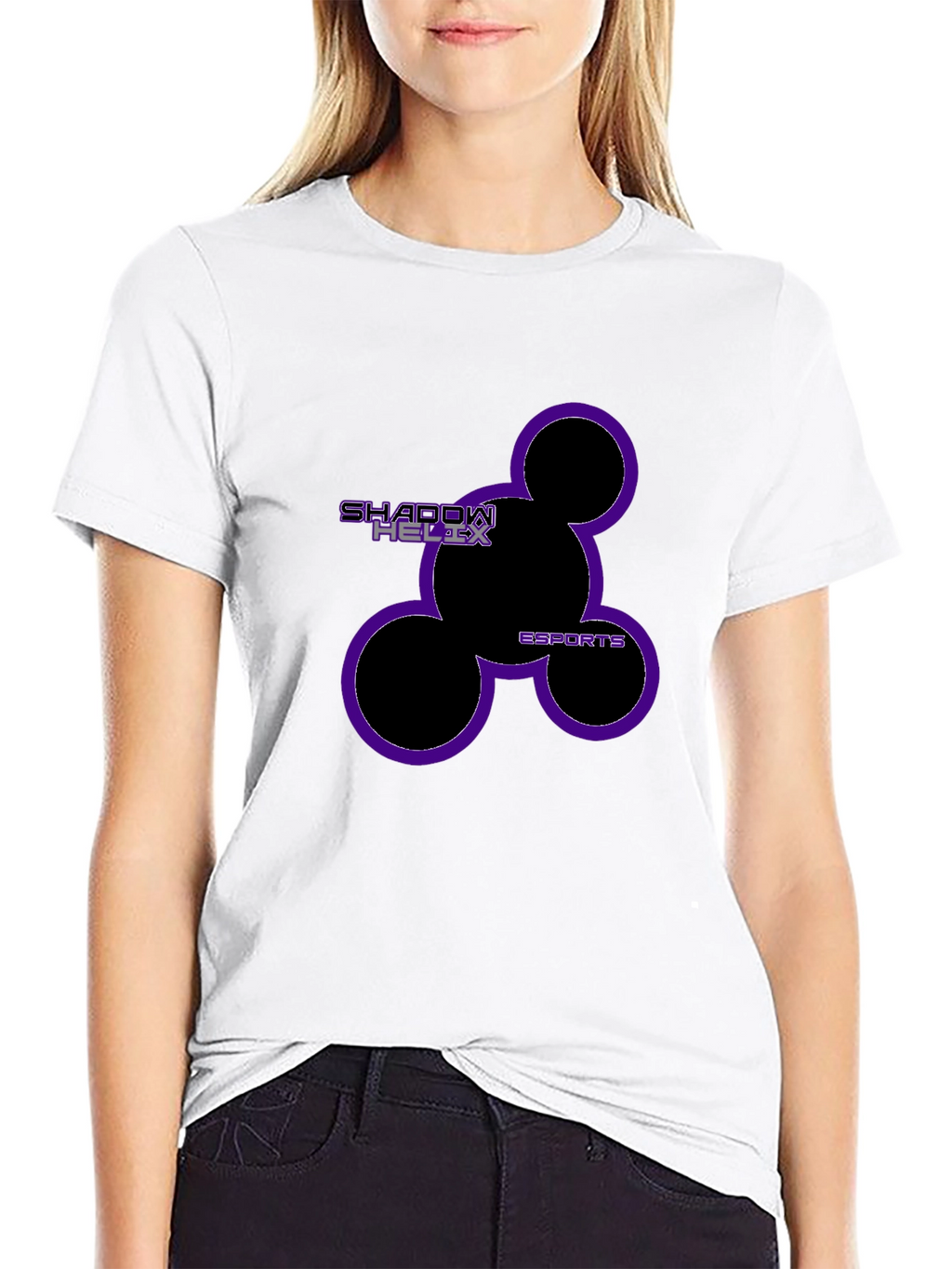 Shadow Helix Esports Black Graphic Tee