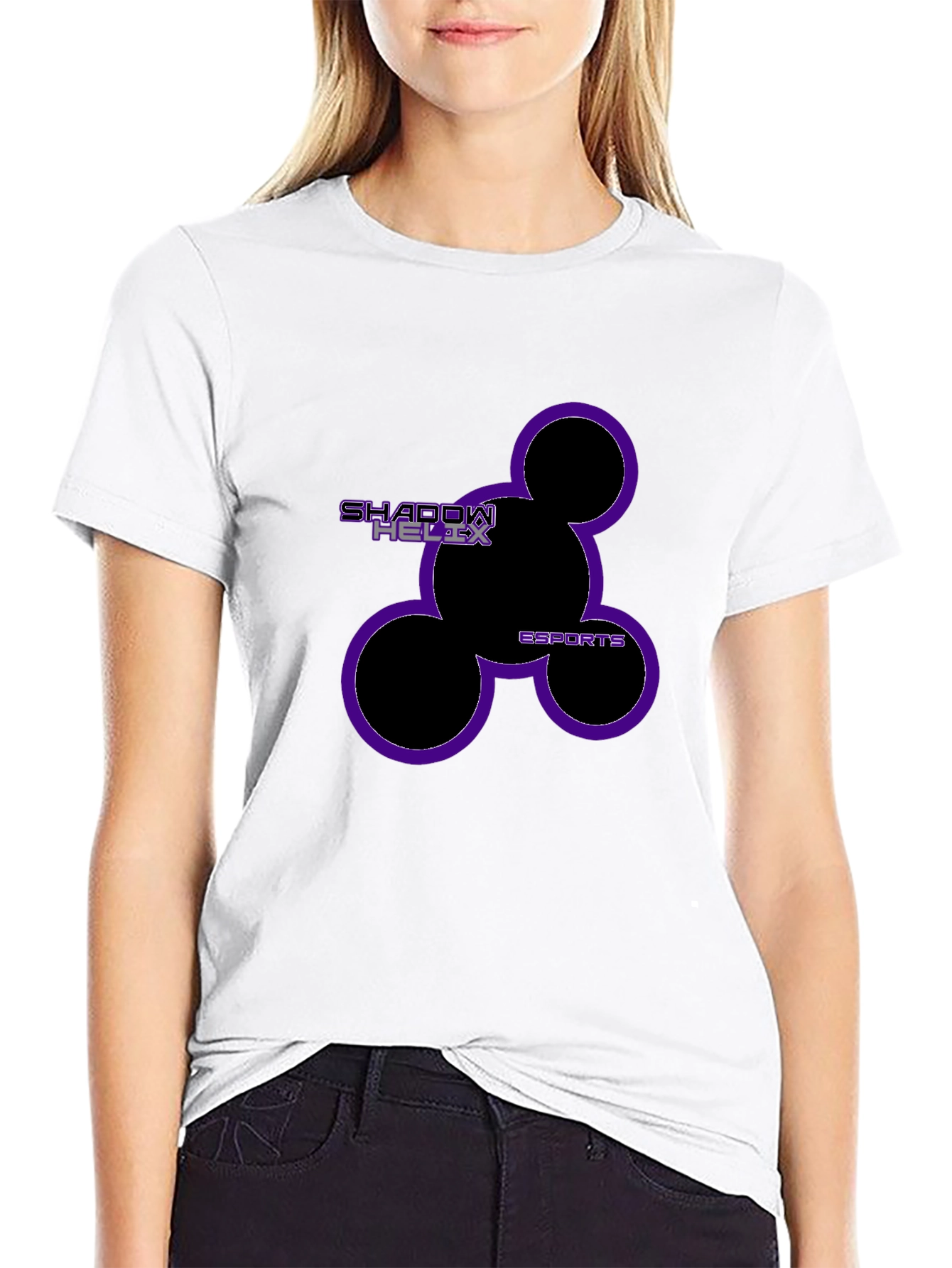 Shadow Helix Esports Black Graphic Tee