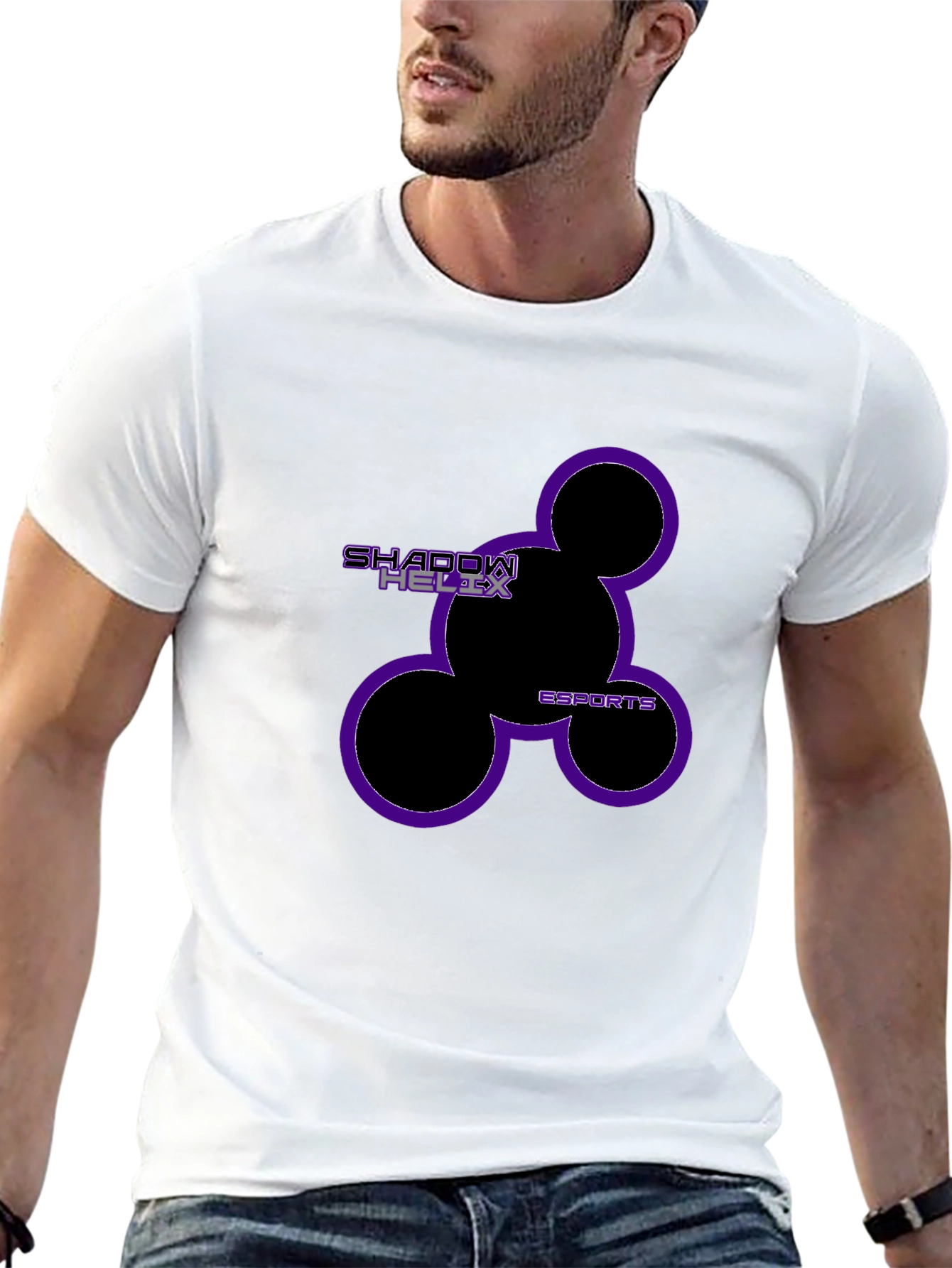 Shadow Helix Esports Black Graphic Tee