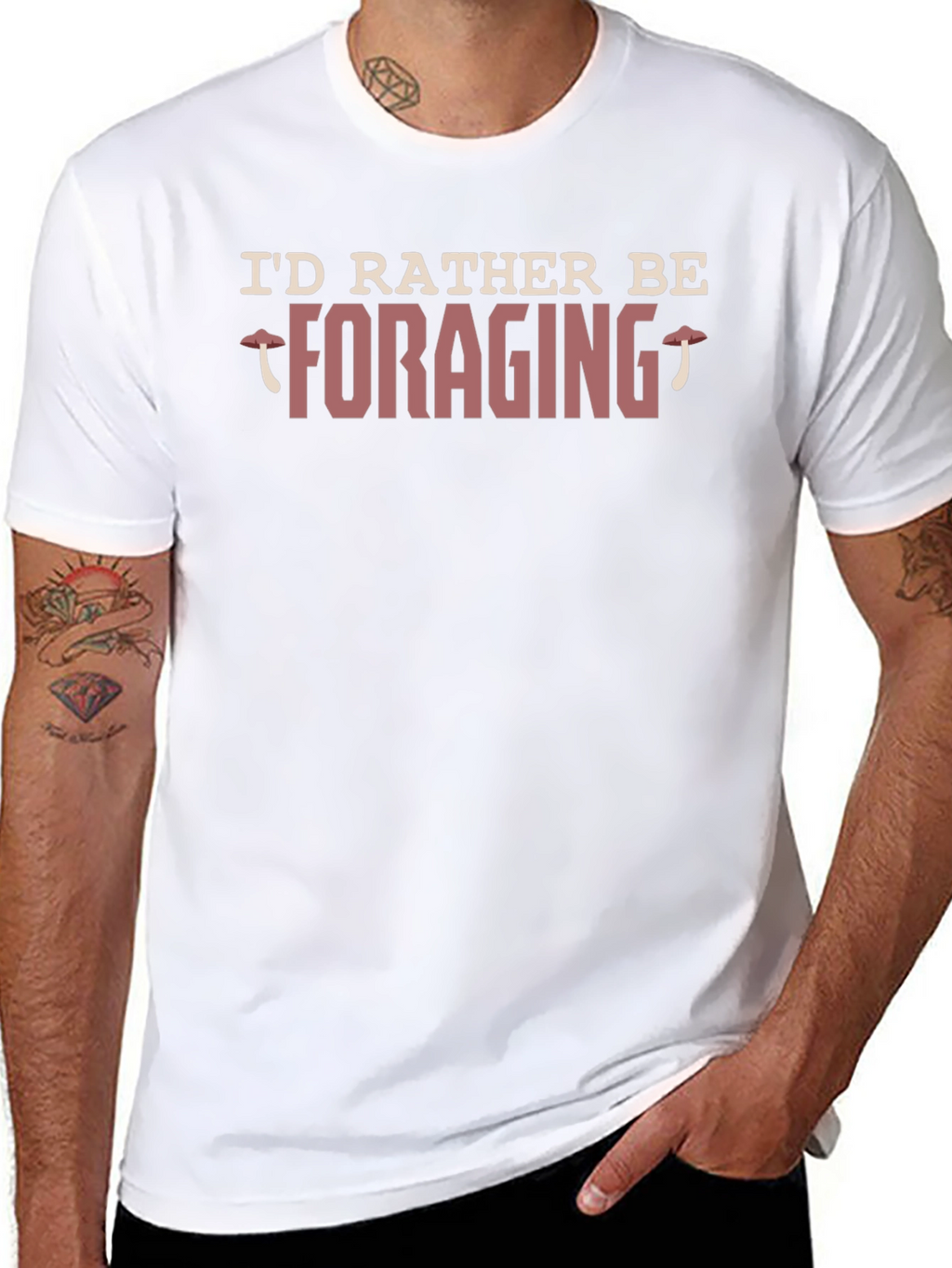 Foraging T-Shirt - Mushroom Hunter Tee
