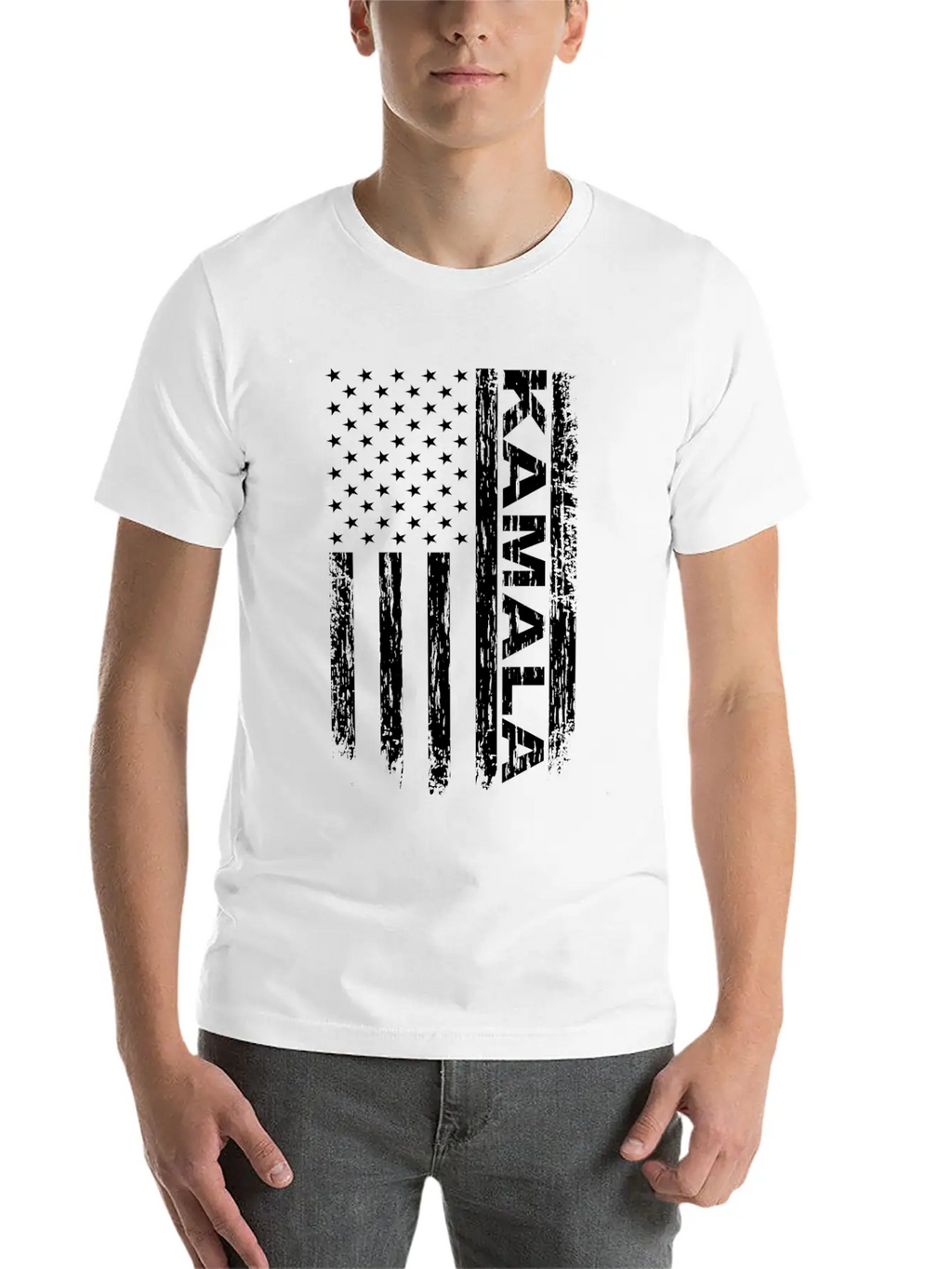 Kamala America Flag Kamala USA Flag Unisex Casual T-Shirt – Clean Design For Daily Comfort