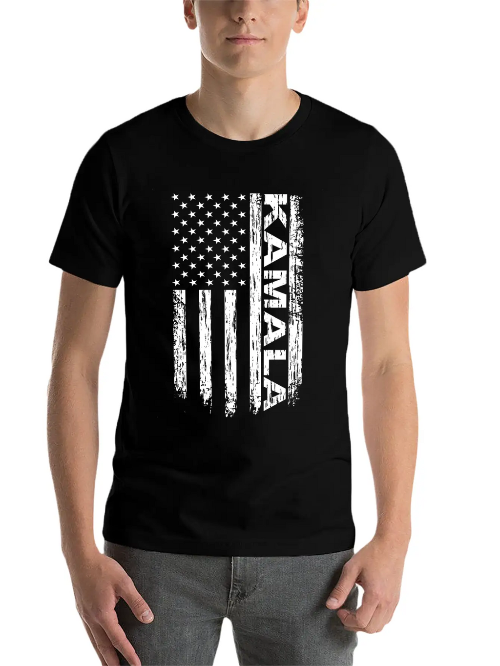 Kamala America Flag Kamala USA Flag Unisex Casual T-Shirt – Clean Design For Daily Comfort