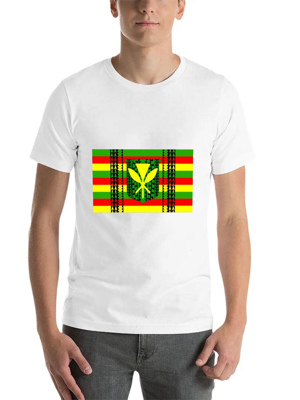 Kanaka Maoli Tribal Flag Essential Cotton Tee For Daily Outfits – Unisex Style