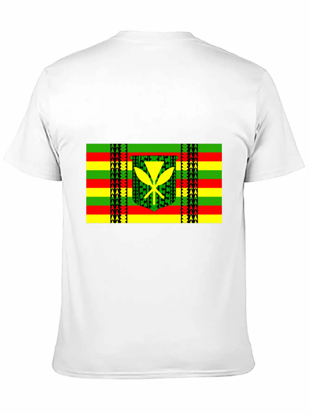 Kanaka Maoli Tribal Flag Essential Cotton Tee For Daily Outfits – Unisex Style