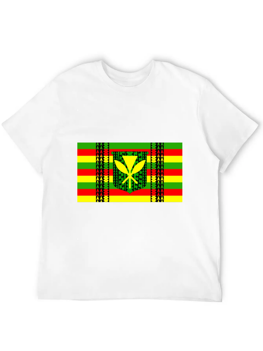 Kanaka Maoli Tribal Flag Essential Cotton Tee For Daily Outfits – Unisex Style