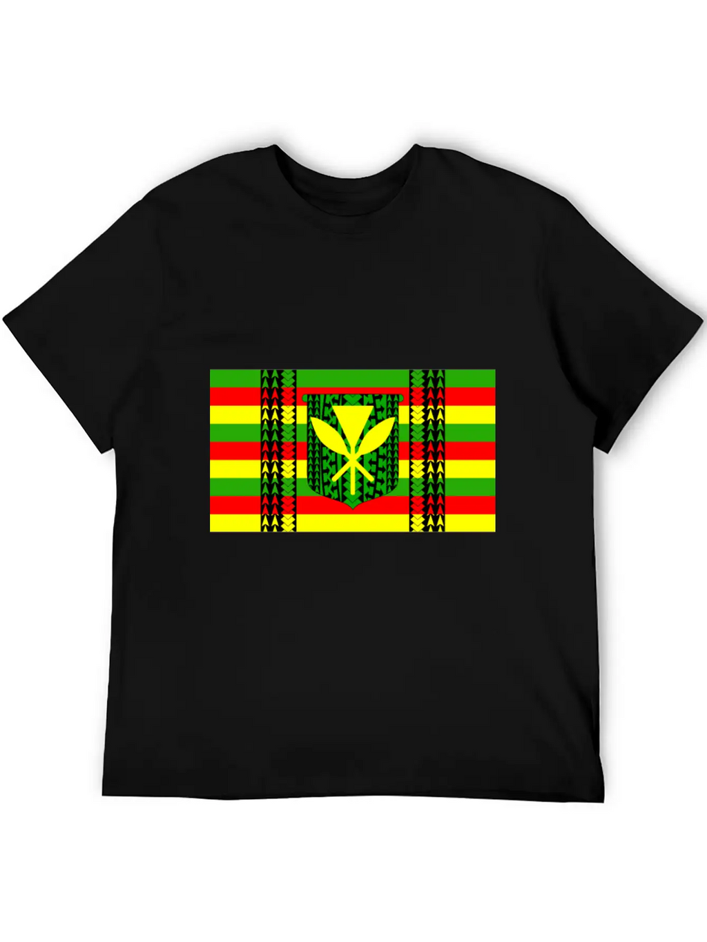 Kanaka Maoli Tribal Flag Essential Cotton Tee For Daily Outfits – Unisex Style