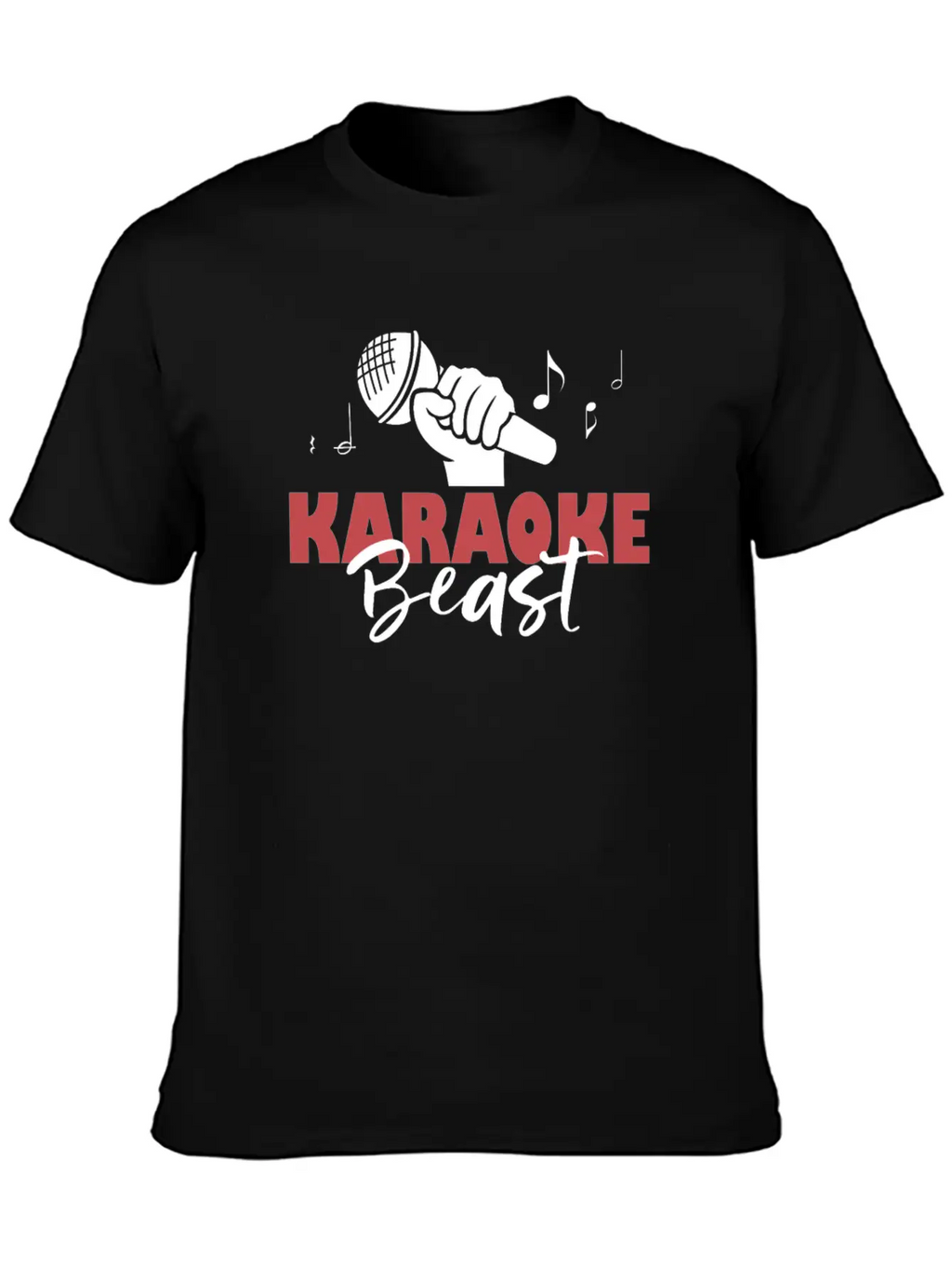 Karaoke Beast For Karaoke Singing Aficionados Unisex Casual T-Shirt – Clean Design For Daily Comfort
