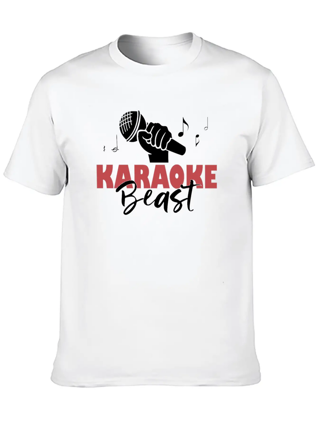 Karaoke Beast For Karaoke Singing Aficionados Unisex Casual T-Shirt – Clean Design For Daily Comfort