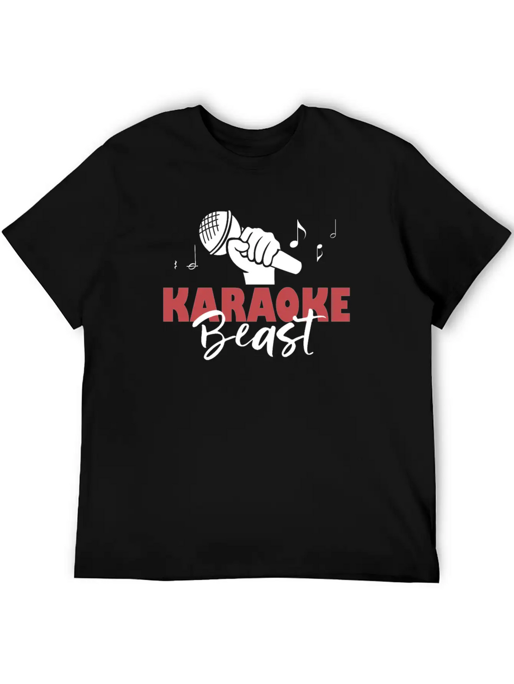Karaoke Beast For Karaoke Singing Aficionados Unisex Casual T-Shirt – Clean Design For Daily Comfort
