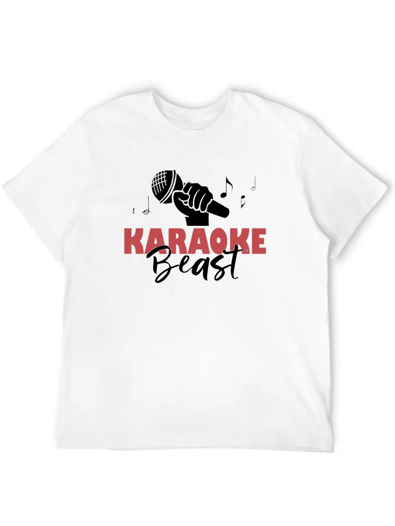 Karaoke Beast For Karaoke Singing Aficionados Unisex Casual T-Shirt – Clean Design For Daily Comfort