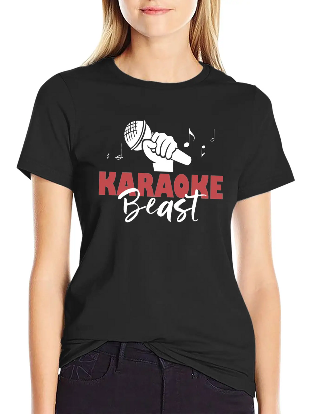 Karaoke Beast For Karaoke Singing Aficionados Unisex Casual T-Shirt – Clean Design For Daily Comfort