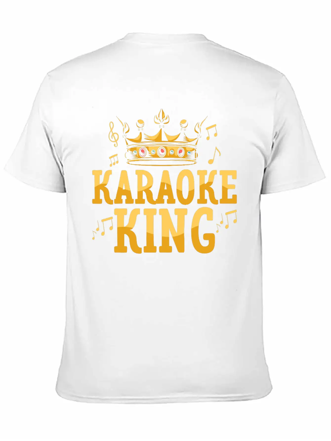 Karaoke King Singing Singer Unisex Casual T-Shirt – Clean Design For Daily Comfort