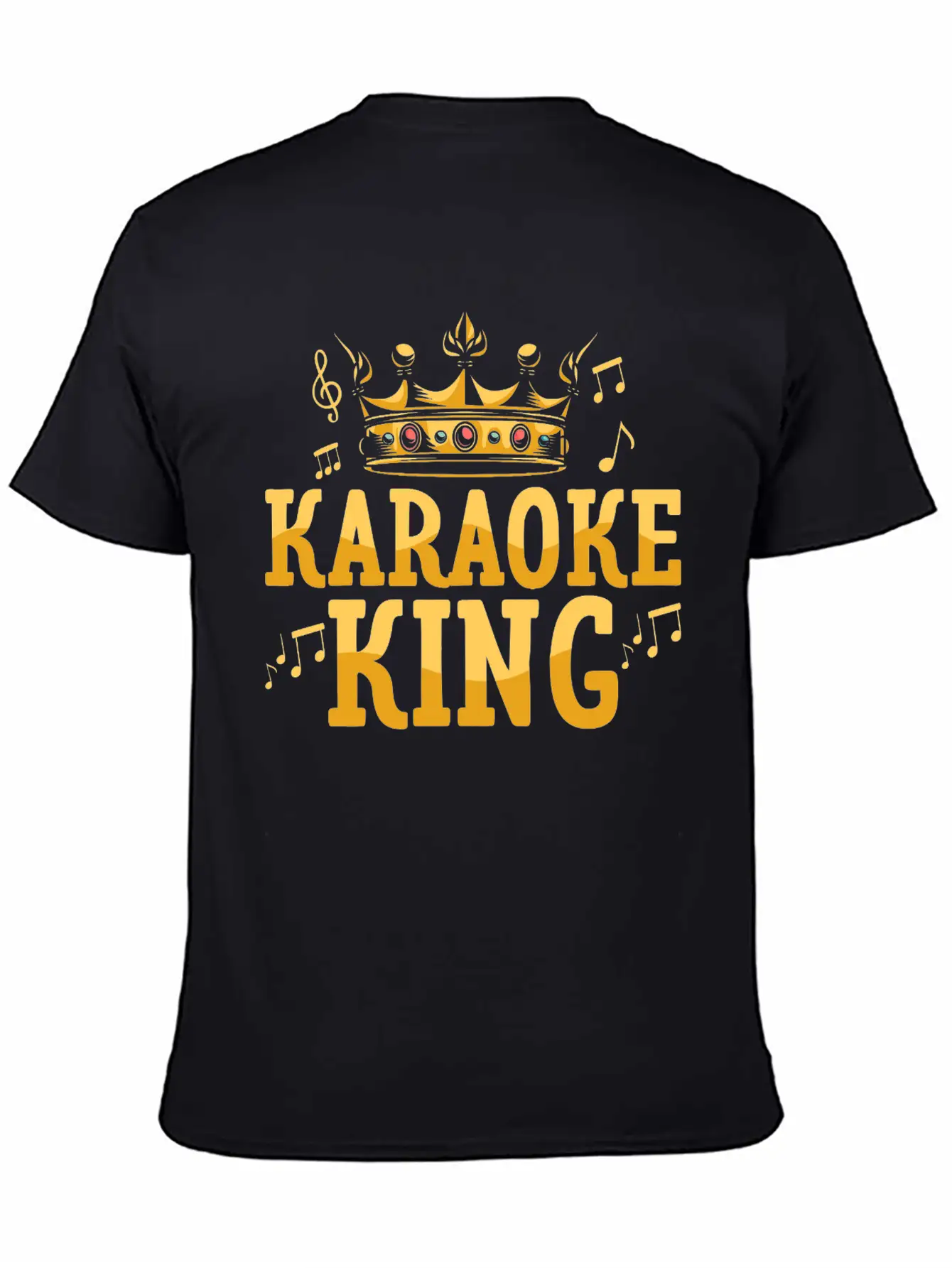 Karaoke King Singing Singer Unisex Casual T-Shirt – Clean Design For Daily Comfort
