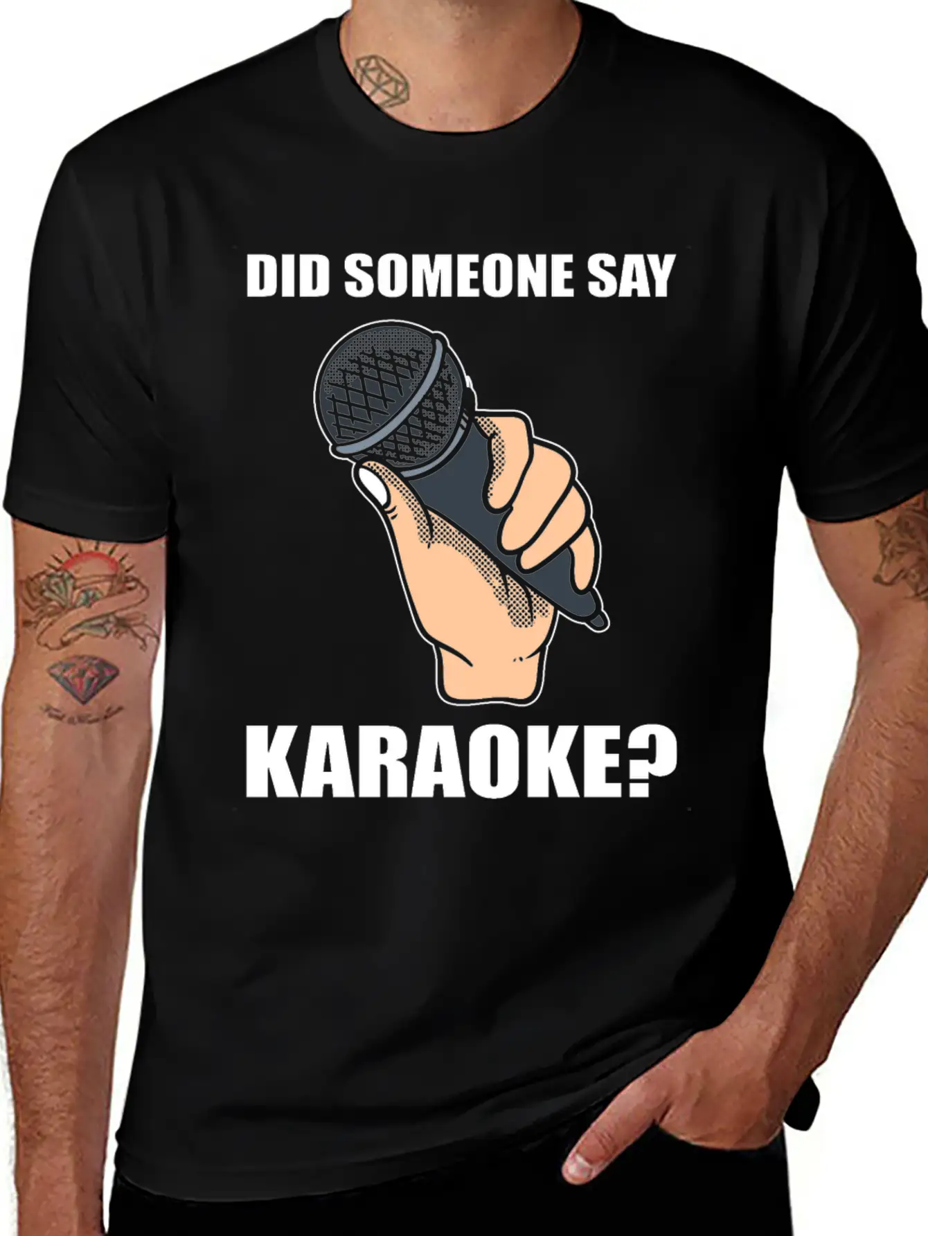 Karaoke Lover Diva Unisex Casual T-Shirt – Clean Design For Daily Comfort