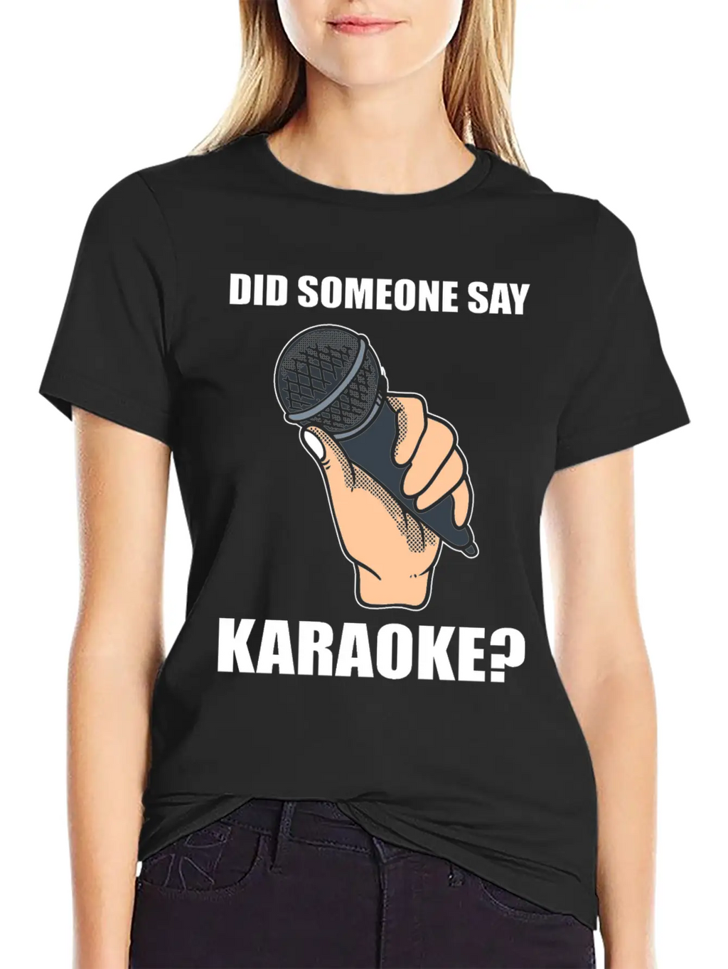 Karaoke Lover Diva Unisex Casual T-Shirt – Clean Design For Daily Comfort