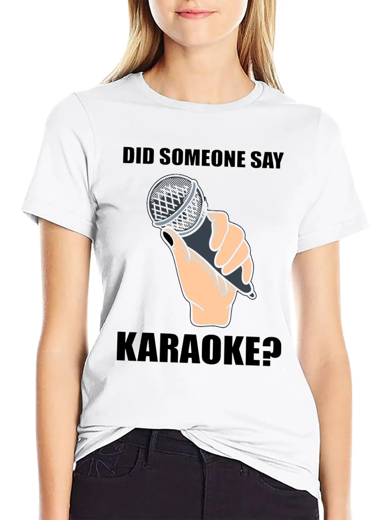 Karaoke Lover Diva Unisex Casual T-Shirt – Clean Design For Daily Comfort