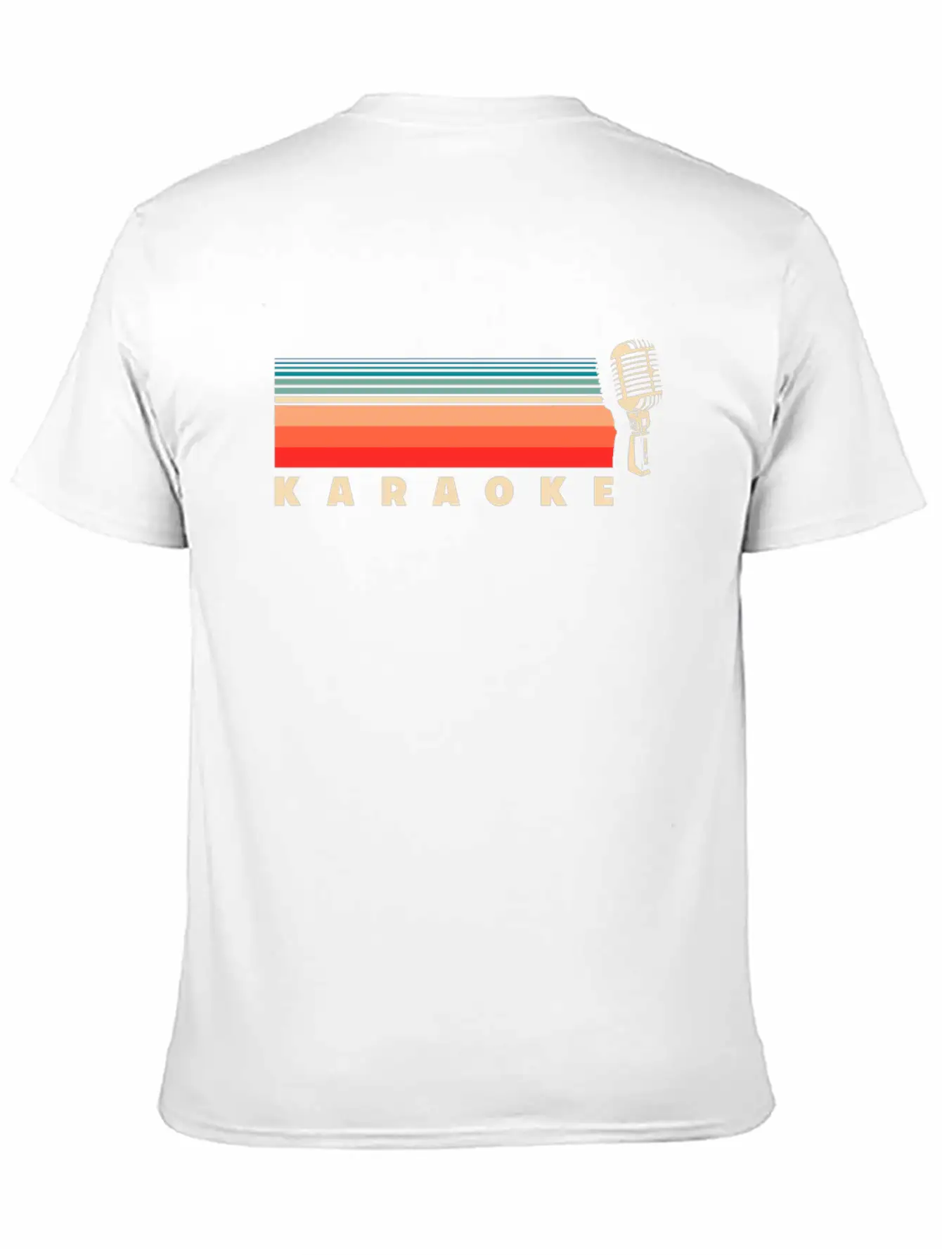 Karaoke Retro Vintage Microphone Unisex Casual T-Shirt – Clean Design For Daily Comfort
