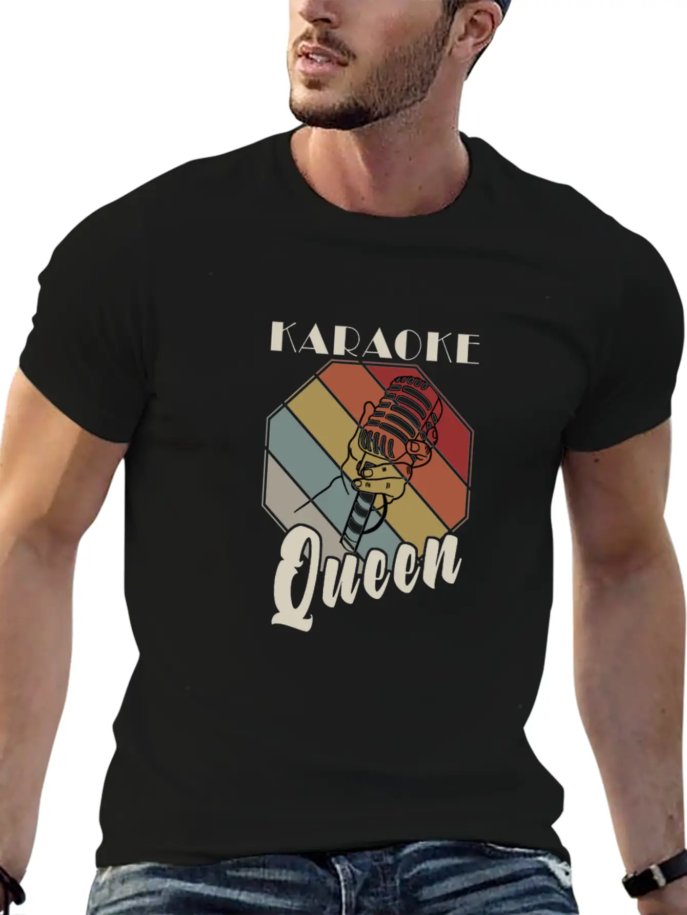 Karaoke Sing Sassy Friends For Karaoke Queen Classic Fit Graphic Tee For Daily Comfort – Unisex Cotton Shirt
