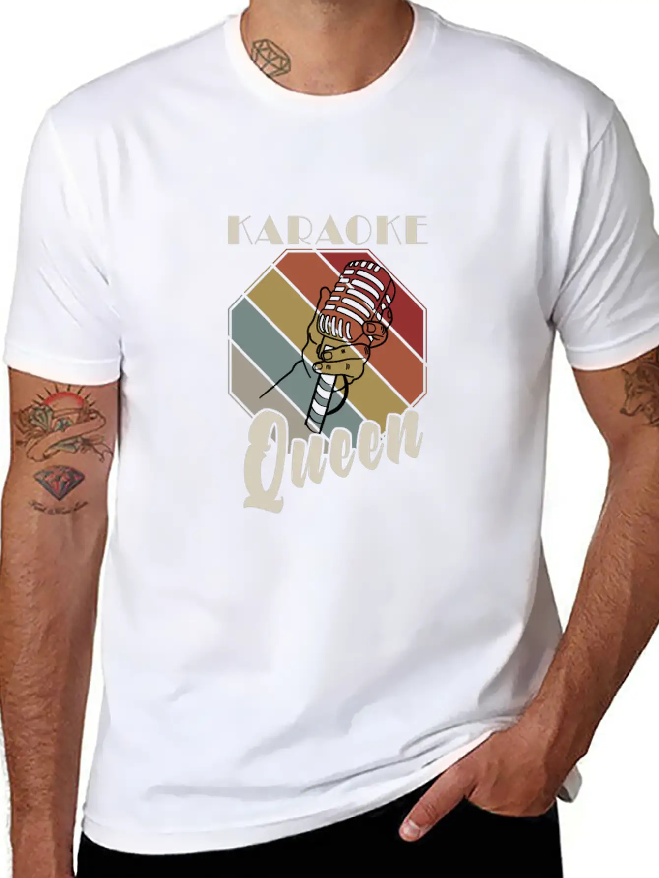 Karaoke Sing Sassy Friends For Karaoke Queen Classic Fit Graphic Tee For Daily Comfort – Unisex Cotton Shirt
