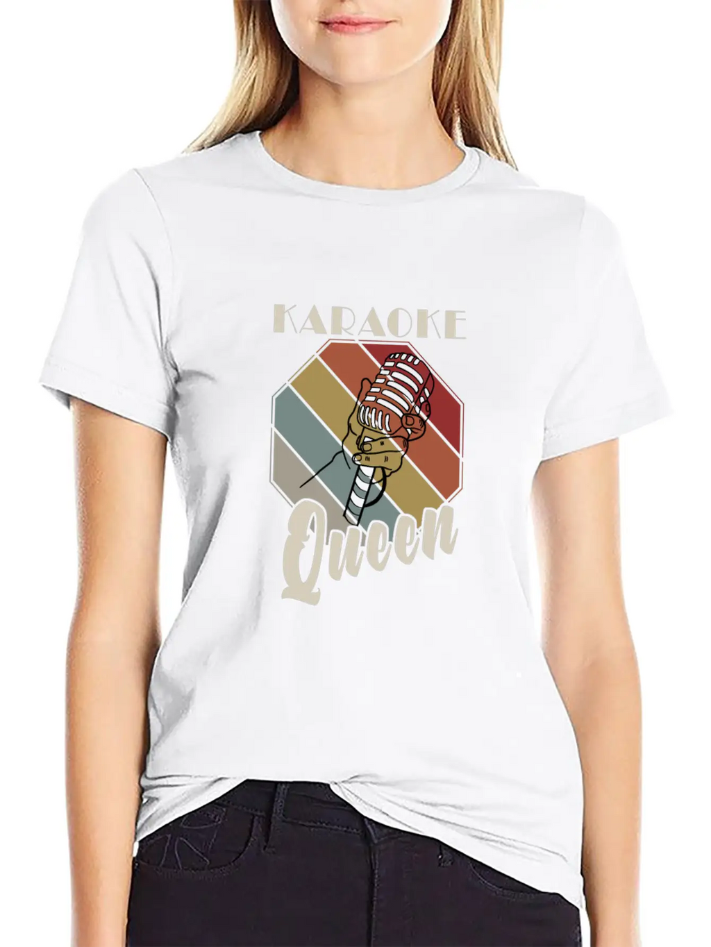 Karaoke Sing Sassy Friends For Karaoke Queen Classic Fit Graphic Tee For Daily Comfort – Unisex Cotton Shirt