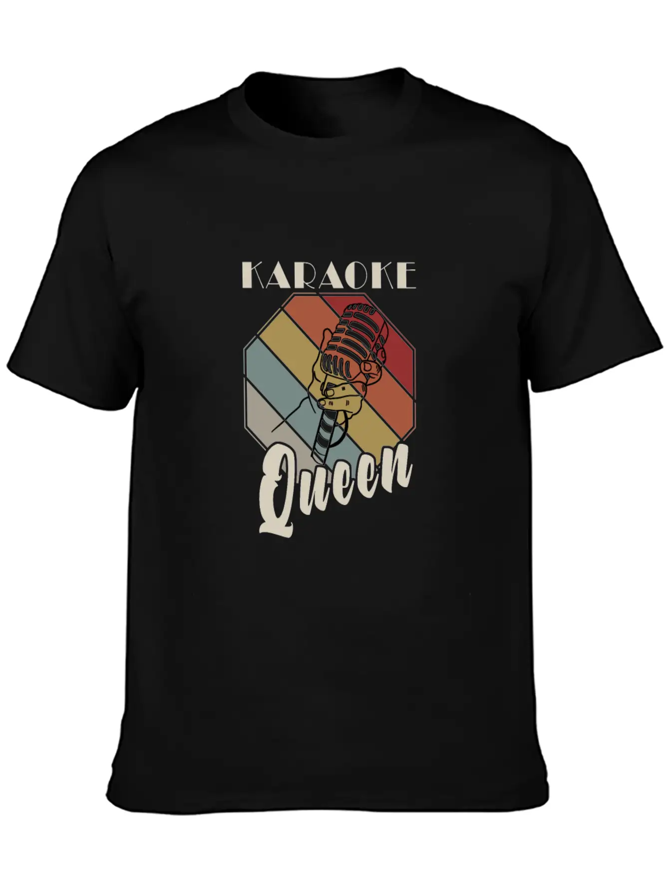 Karaoke Sing Sassy Friends For Karaoke Queen Classic Fit Graphic Tee For Daily Comfort – Unisex Cotton Shirt