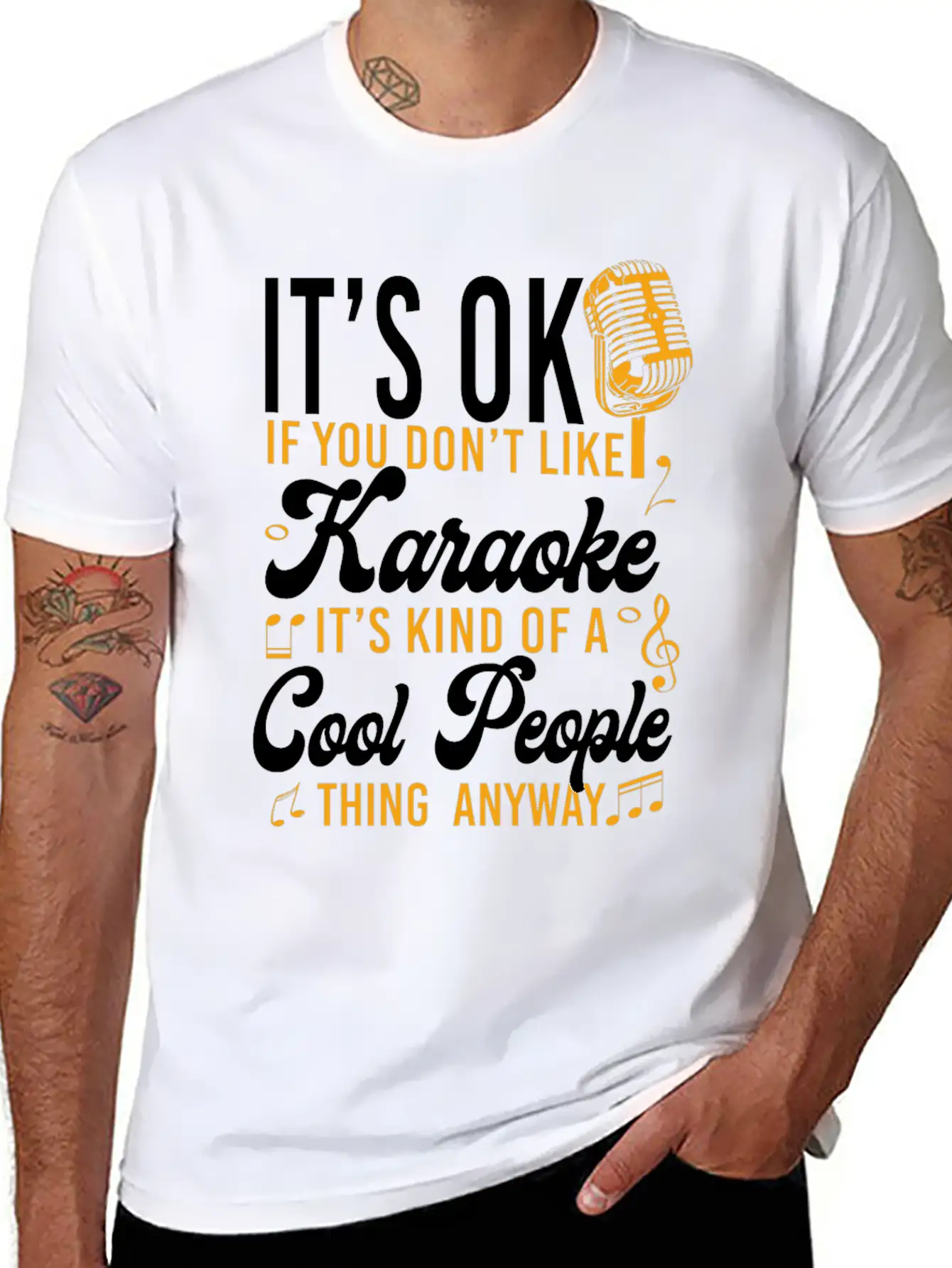 Karaoke Singer It's Ok If You Essential Cotton Tee For Daily Outfits – Unisex Style