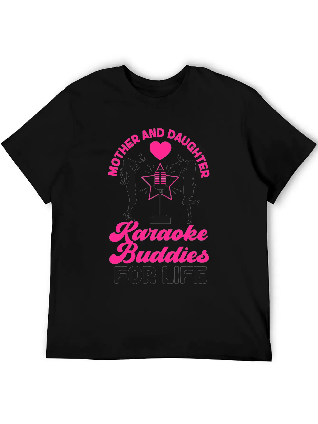 Karaoke Singer Mom Mother And Unisex Short Sleeve Soft Cotton T-Shirt – Casual Everyday Wear