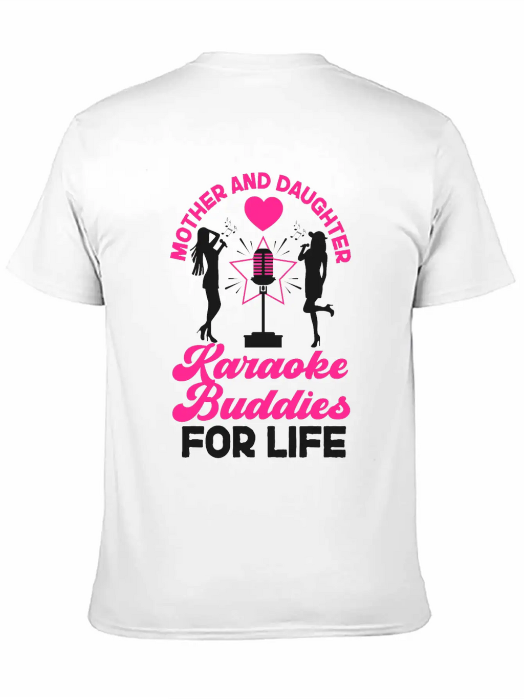 Karaoke Singer Mom Mother And Unisex Short Sleeve Soft Cotton T-Shirt – Casual Everyday Wear